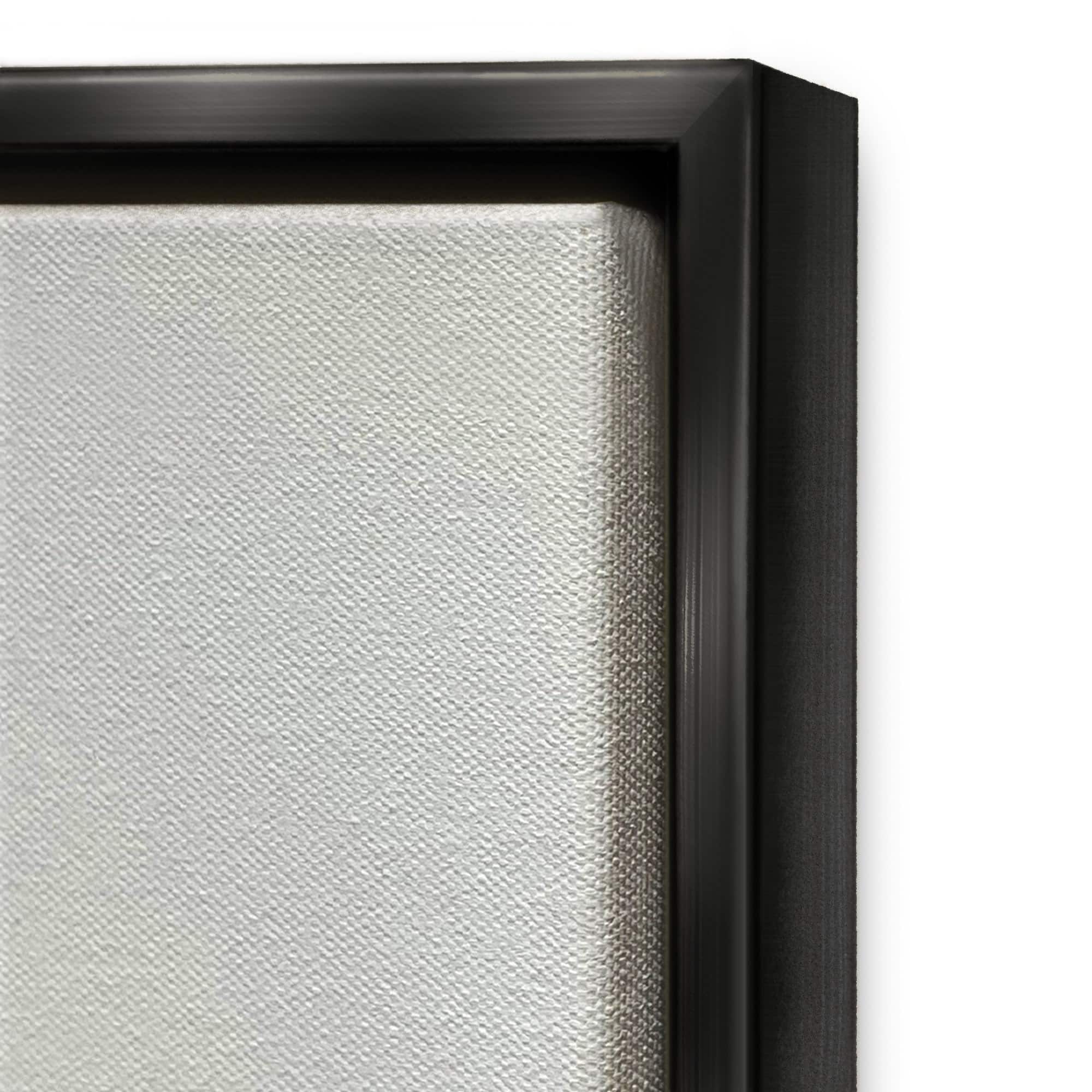 Stupell Industries Laundry Stain Removal Guide Helpful Symbols Chart Framed Floater Canvas Wall Art