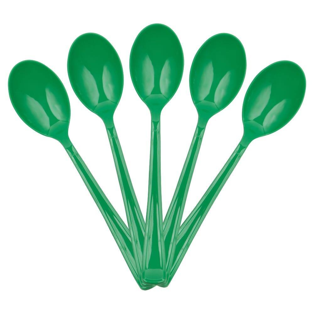 JAM Paper Premium Disposable Plastic Spoons, 48ct.