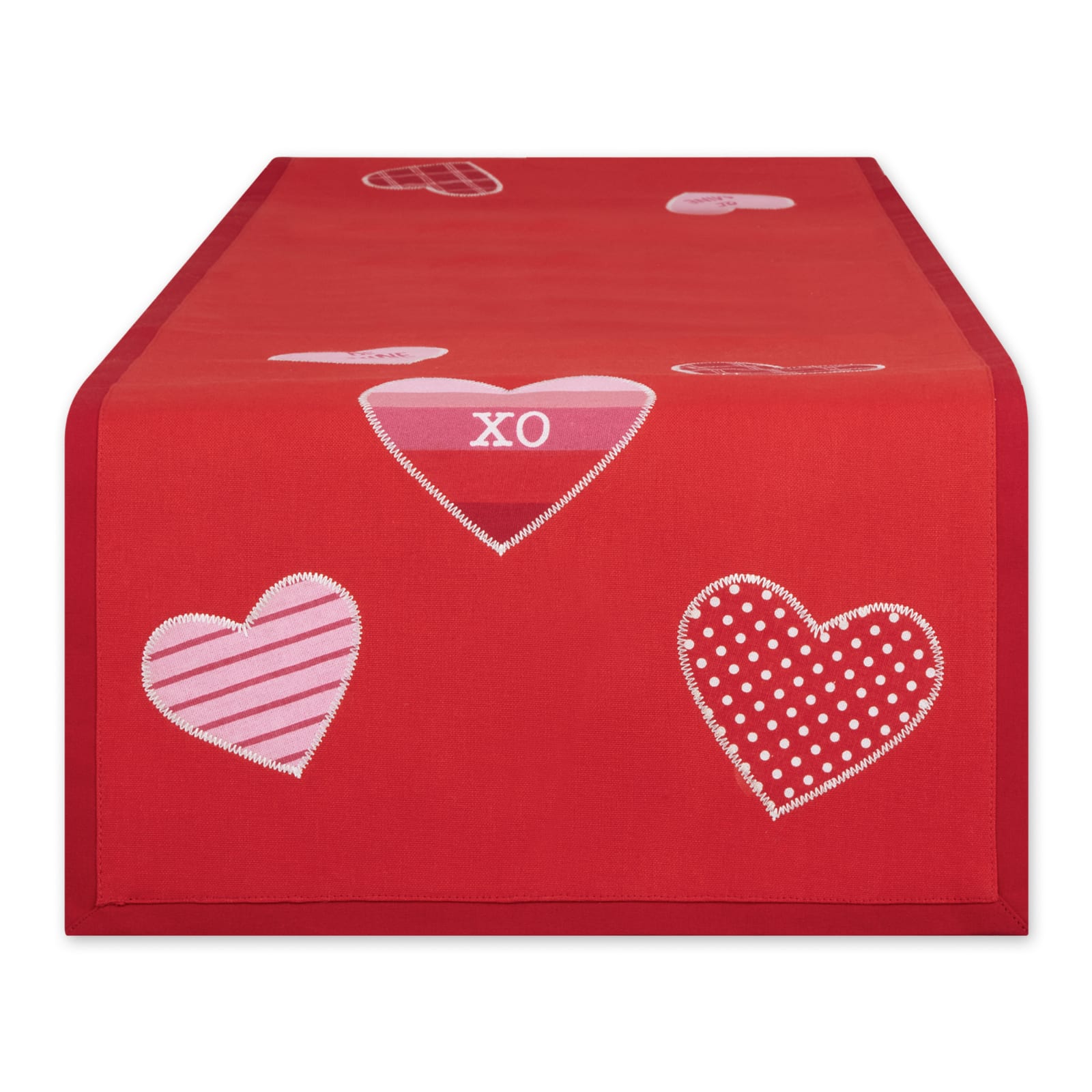 DII® 54" Hearts Embellished Table Runner