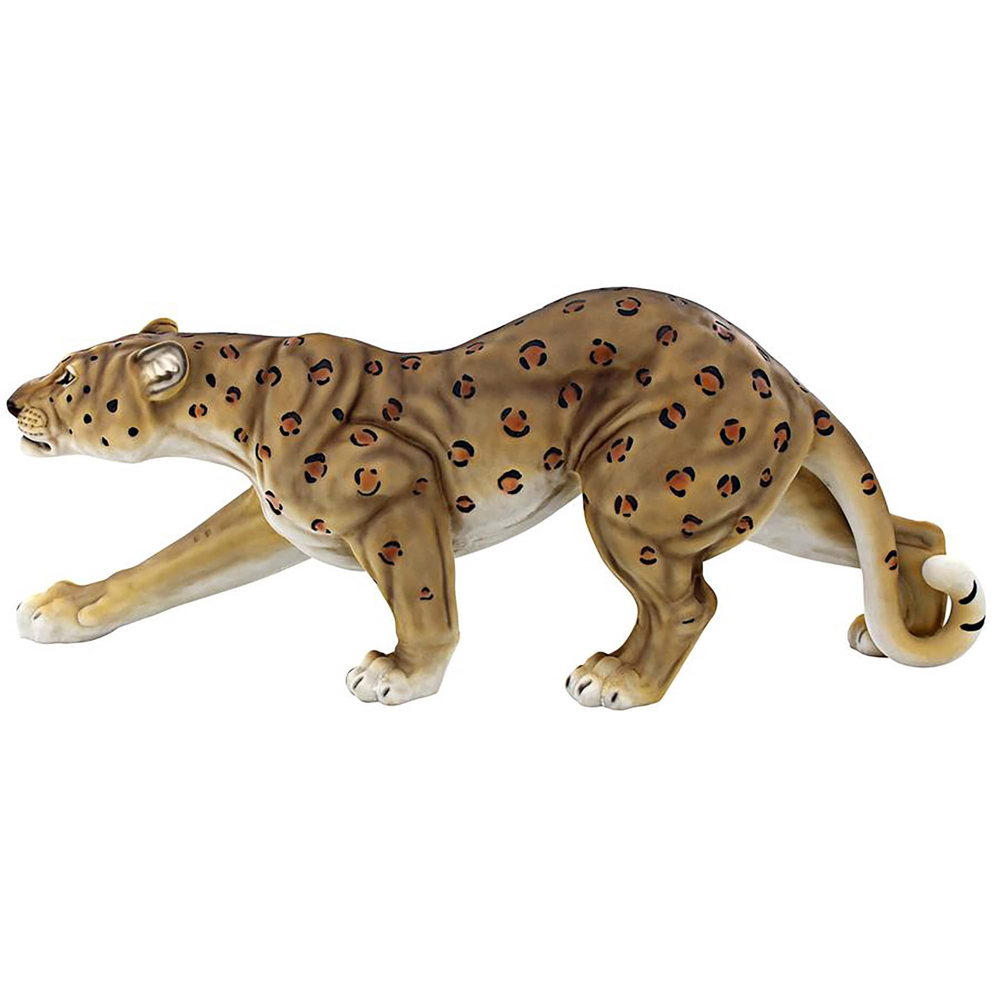 Design Toscano 10" Silent Pursuer Spotted Leopard Garden Statue