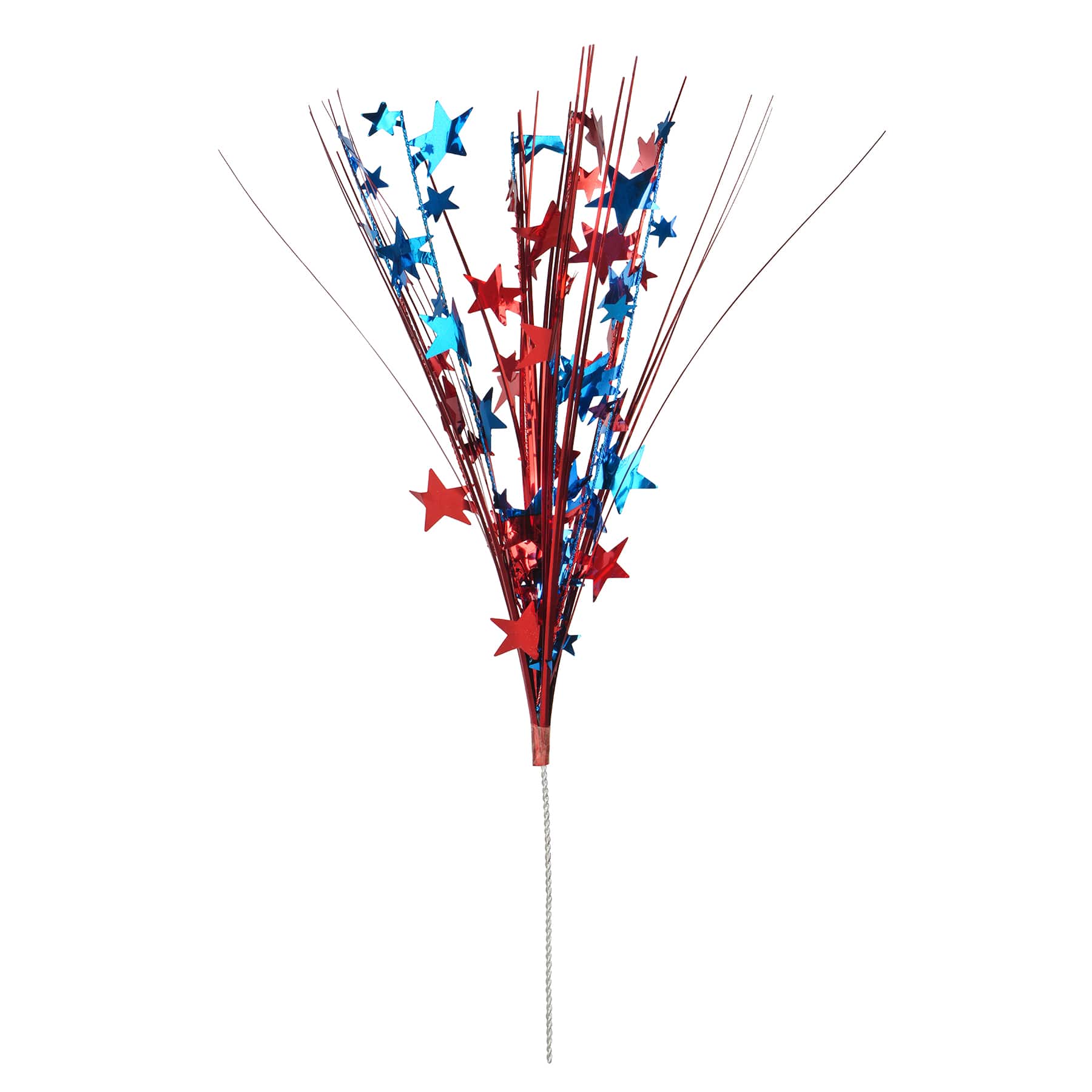 Assorted 17&#x22; Patriotic Star Tinsel Pick, 1pc. by Celebrate It &#x2122;