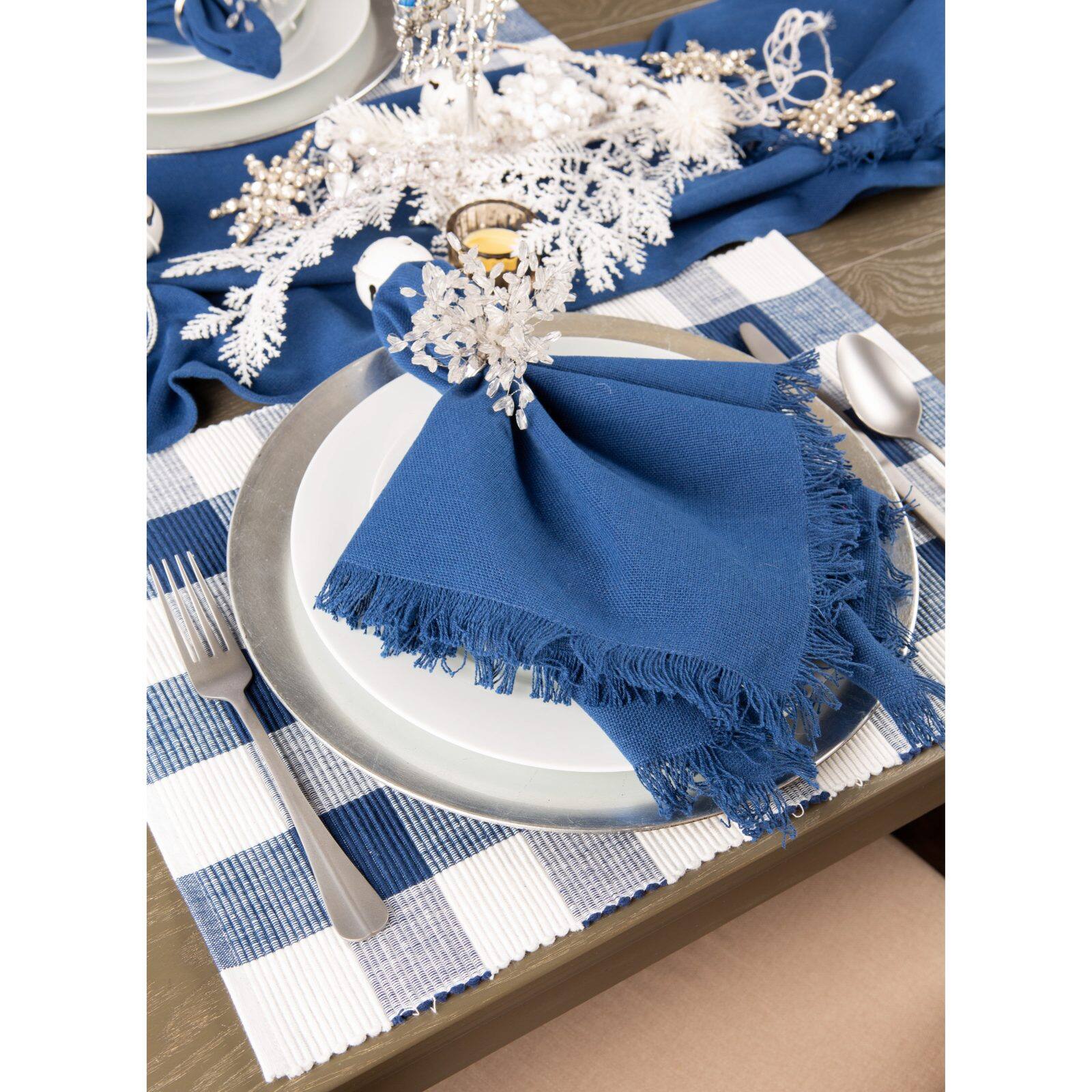 DII&#xAE; Buffalo Check Ribbed Placemat, 6ct.
