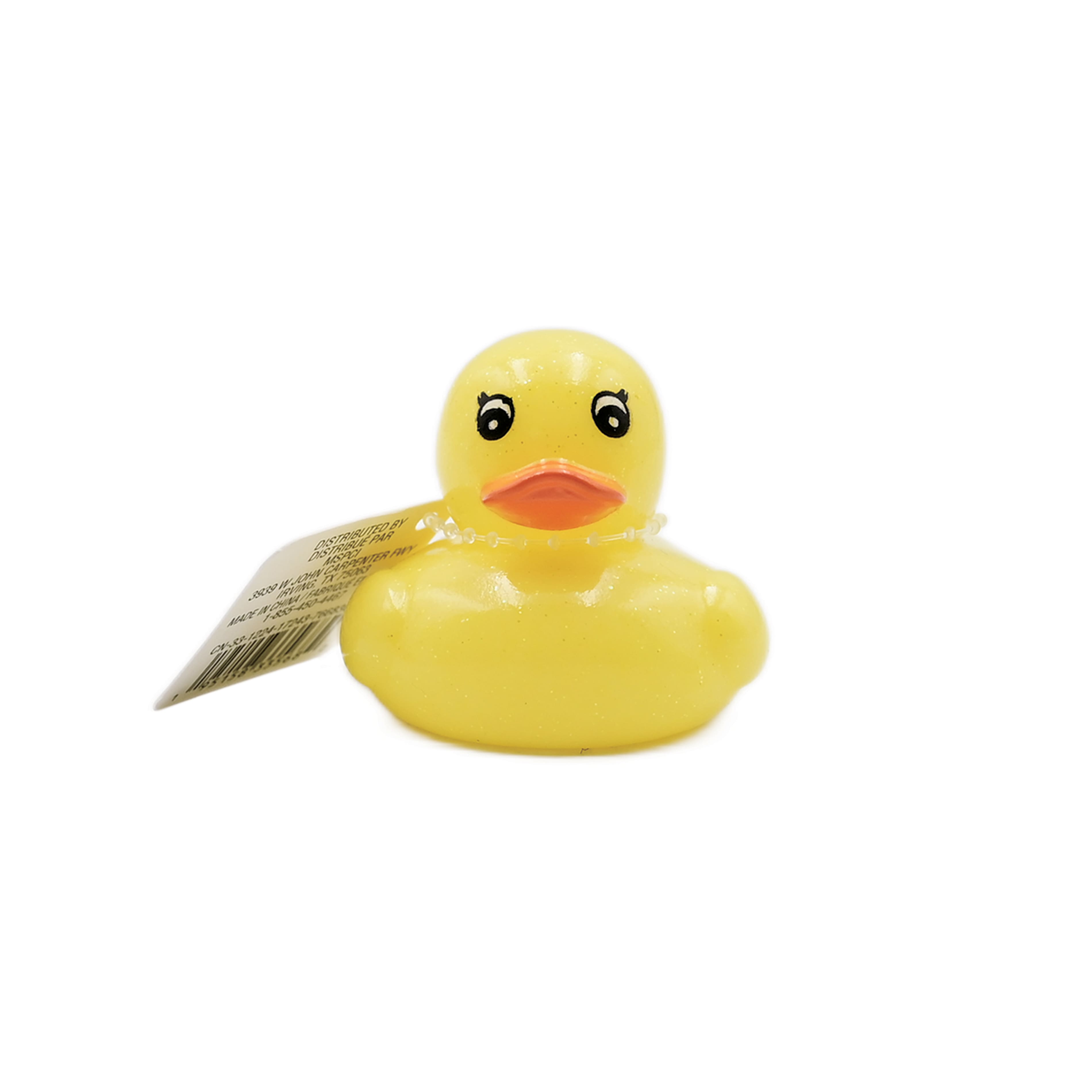 Assorted 2&#x22; Glitter Rubber Duck, 1pc. by Fab Finds