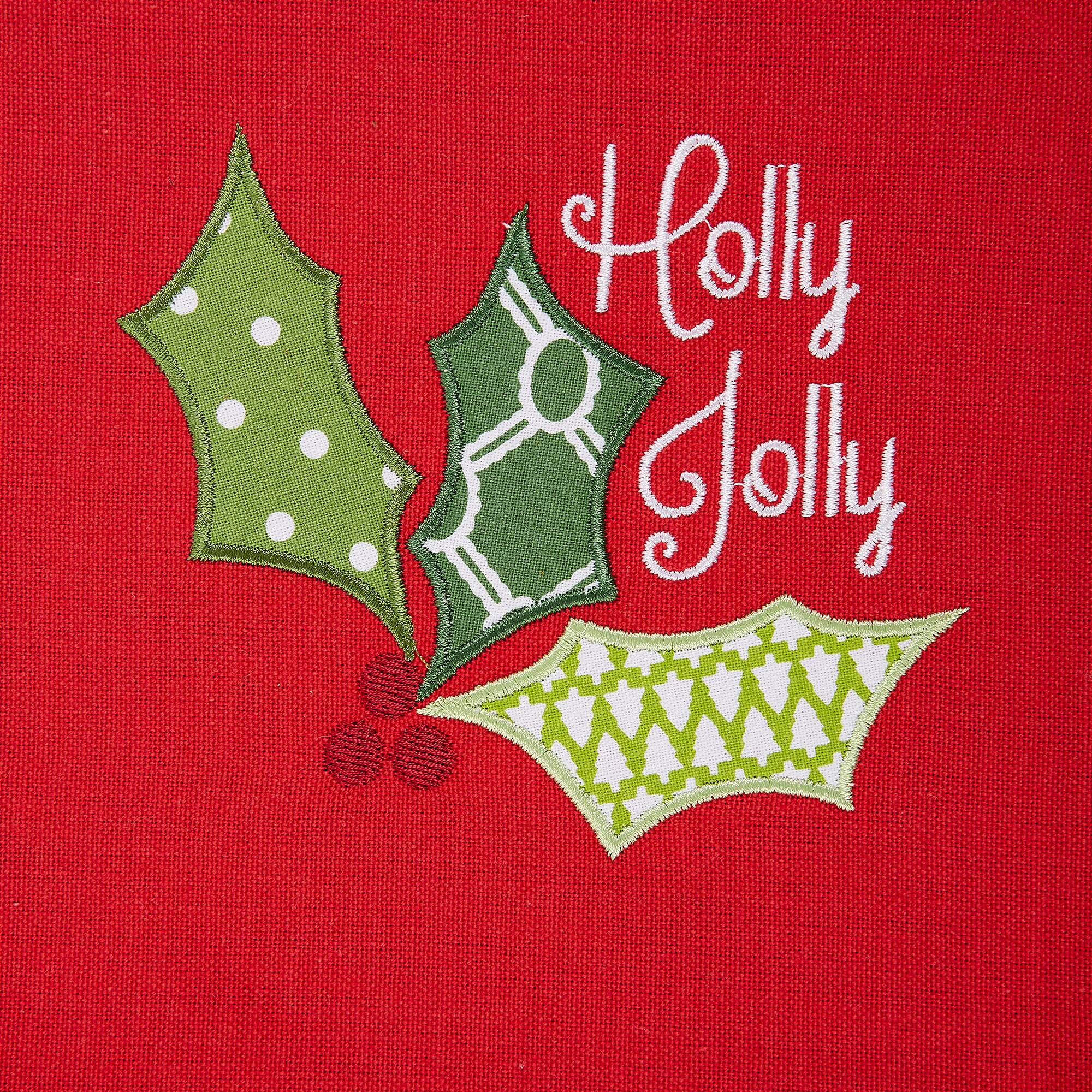 DII® Jingle For Joy Embroidered Dishtowel Set