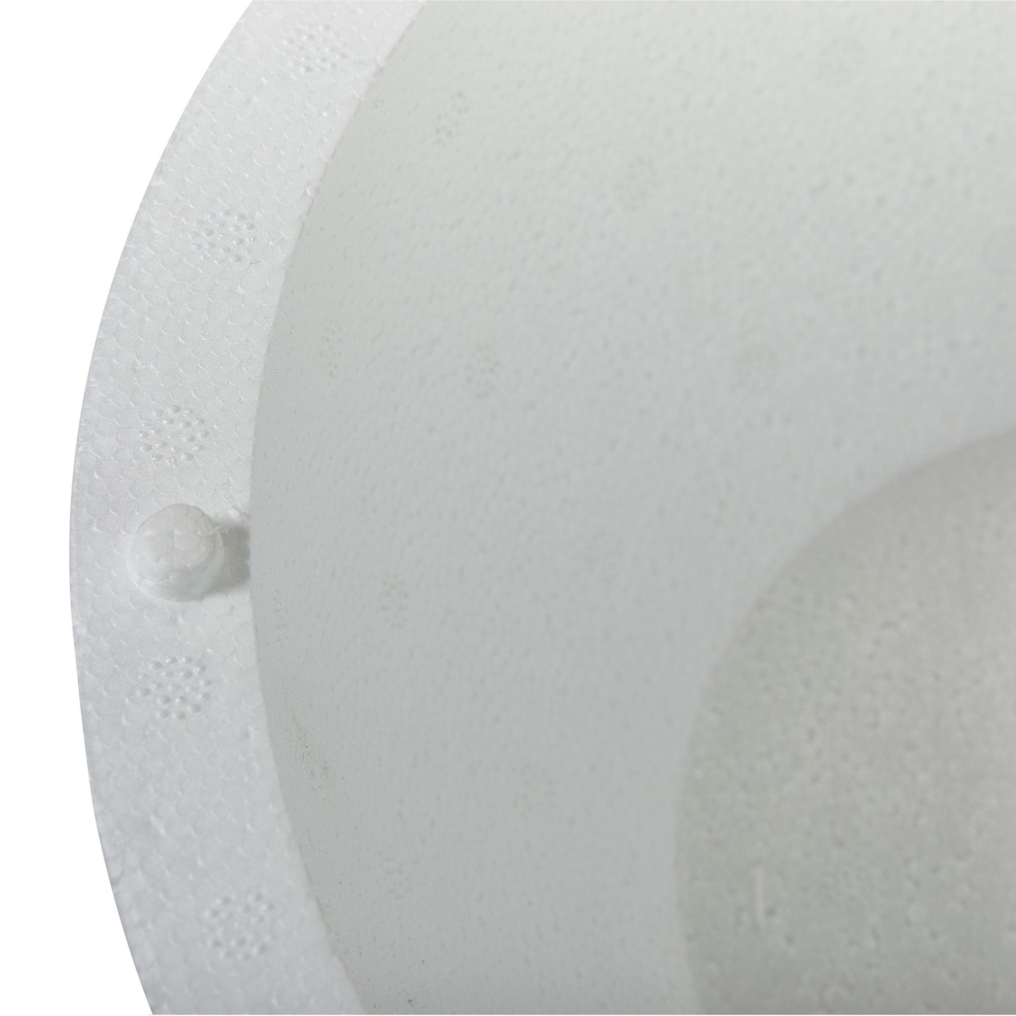 18 Pack: FloraCraft&#xAE; SmoothF&#x14D;M&#xAE; 7.8&#x22; Hollow Foam Half Ball
