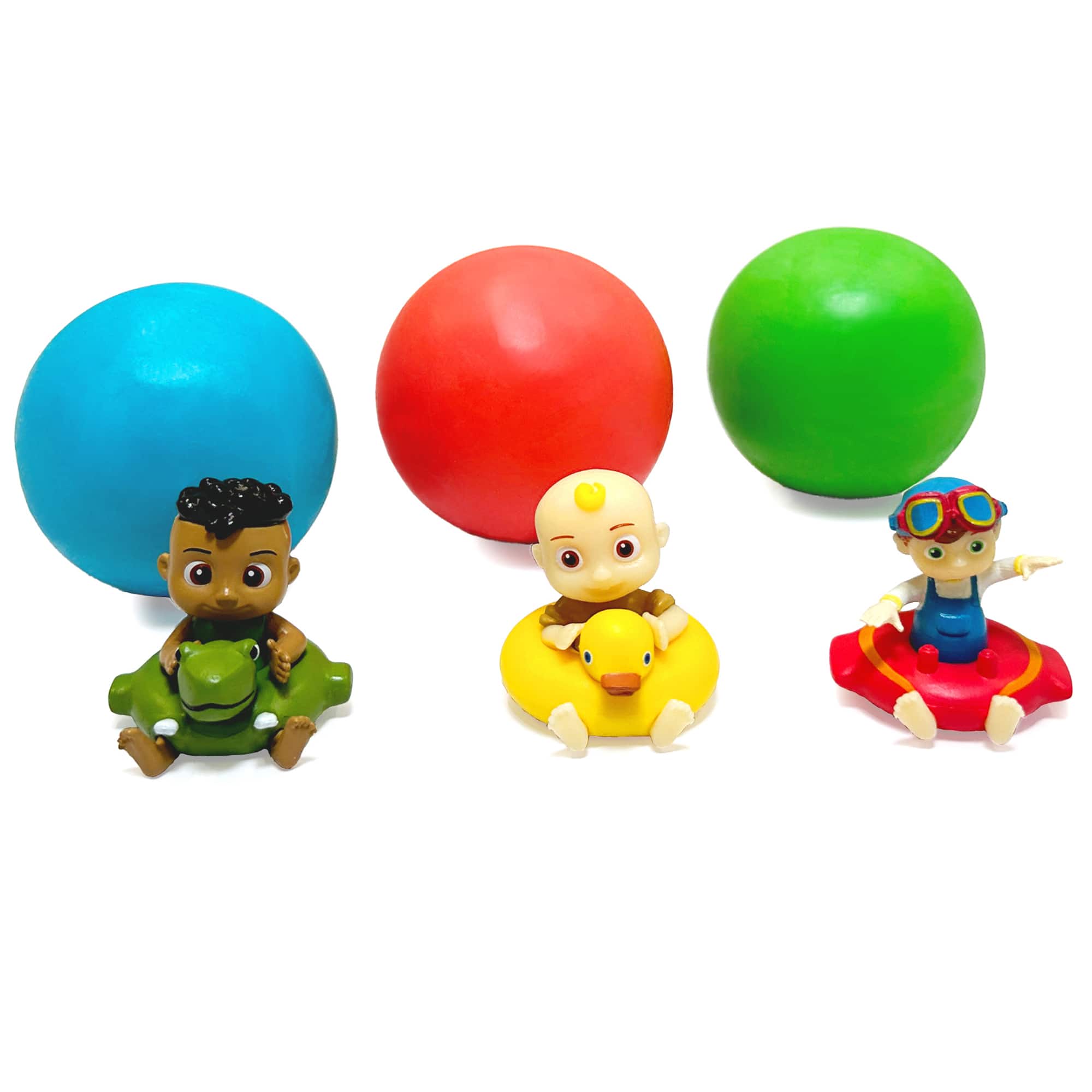 SOAPrize&#xAE; Dino Cody, Ducky JJ, &#x26; Captain TomTom Kids Soap Balls with Toys