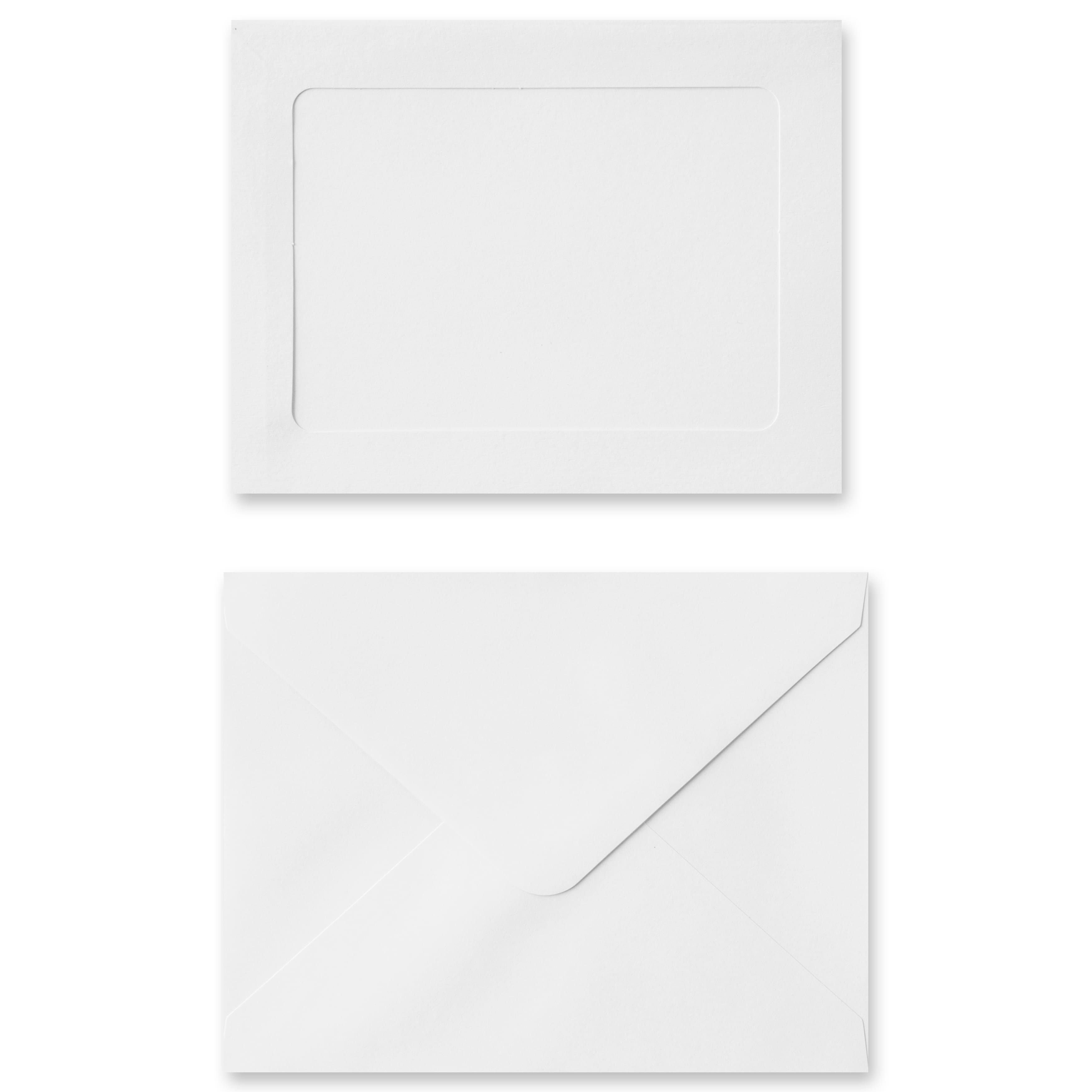 White Frame Cards &#x26; Envelopes by Recollections&#x2122;, 4.25&#x22; x 5.5&#x22;