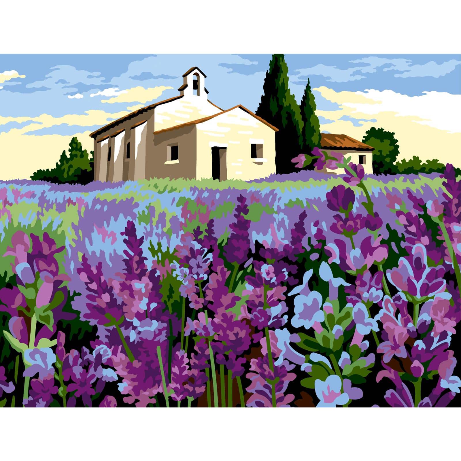 Gobelin In The Lavenders Printed Tapestry Canvas