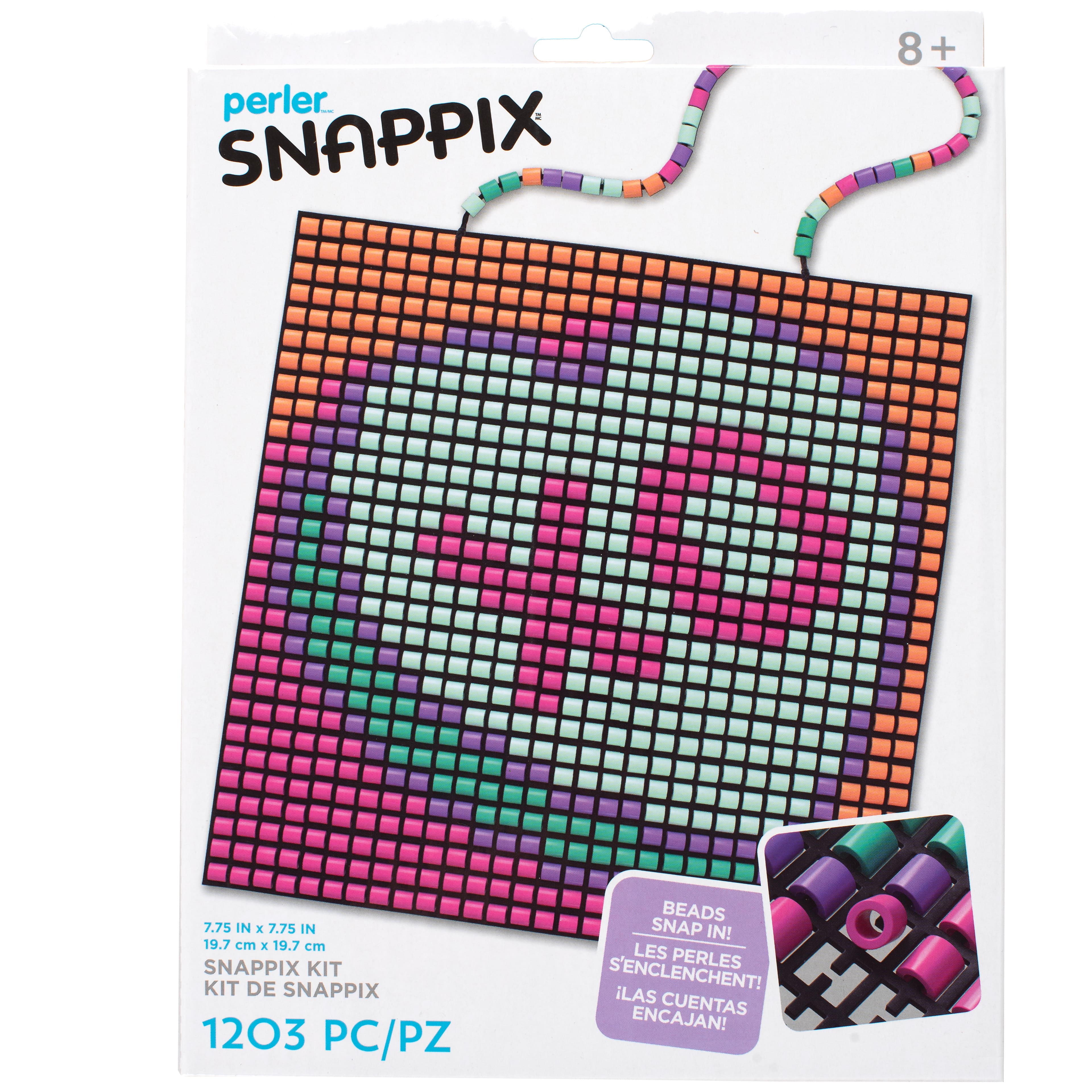 Perler&#x2122; Snappix&#x2122; XO Heart Bead Craft Kit