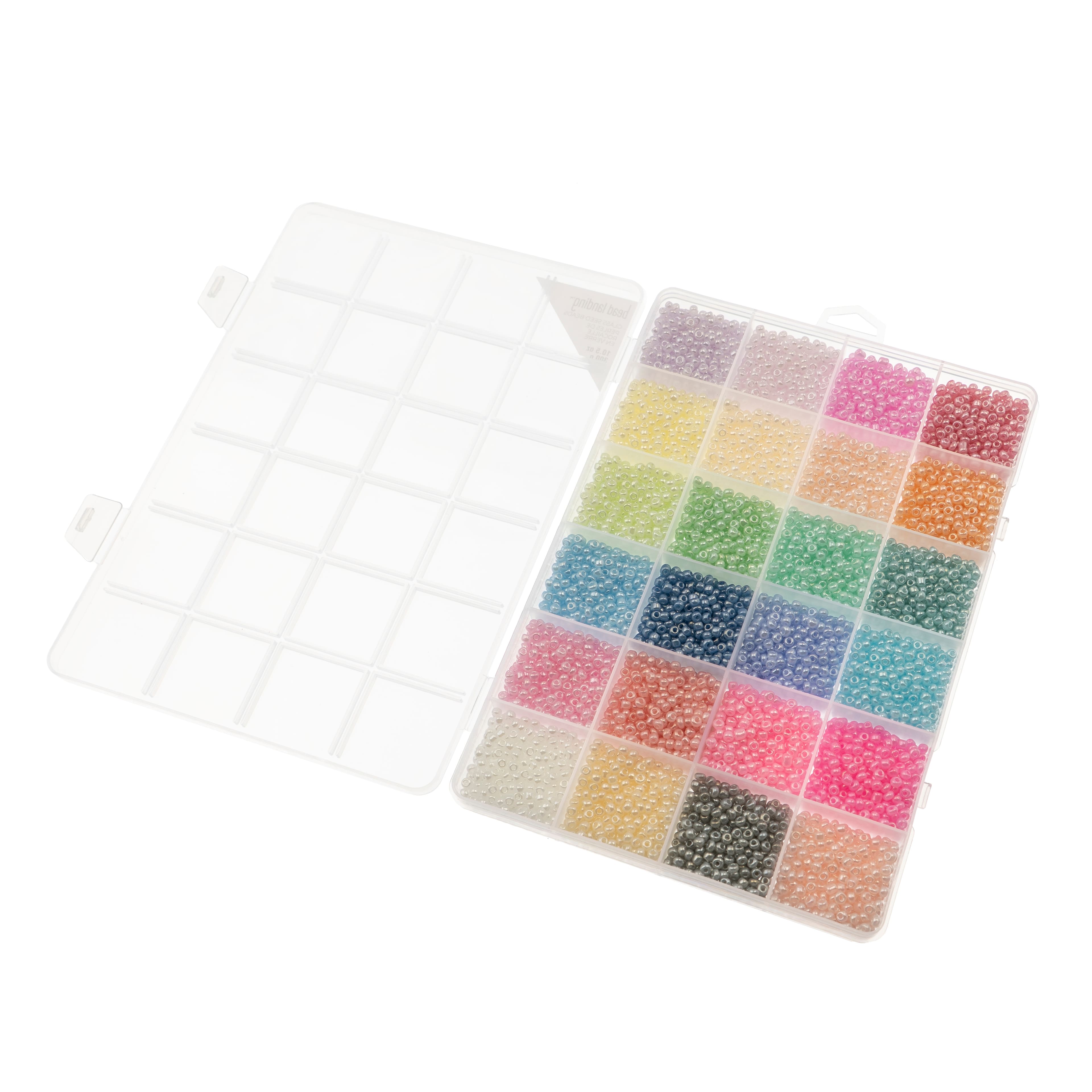 8/0 Pastel Glass Seed Beads, 10.5oz. by Bead Landing™