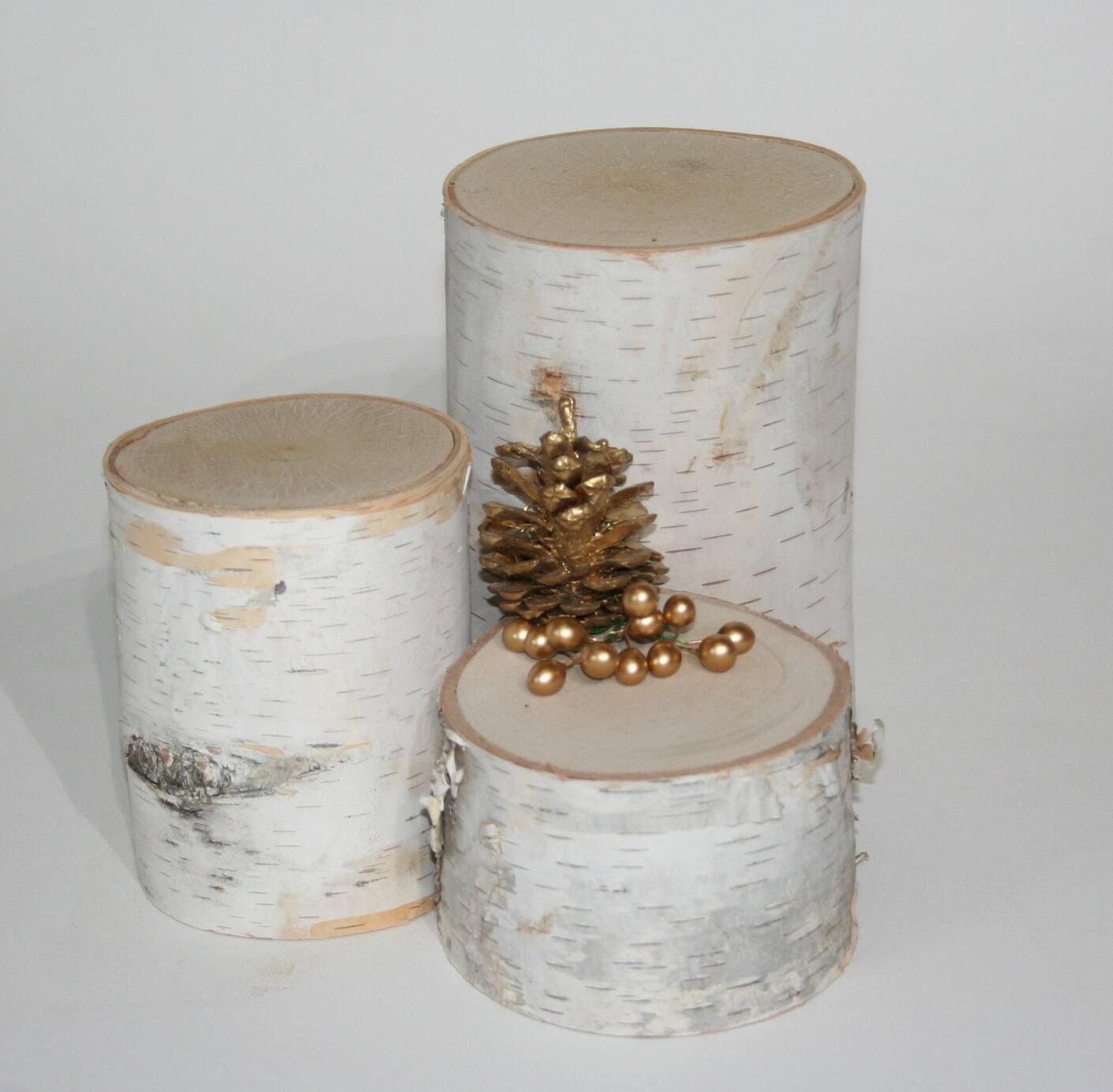 Wilson&#xAE; Enterprises Birch Pillar Set, 4ct.
