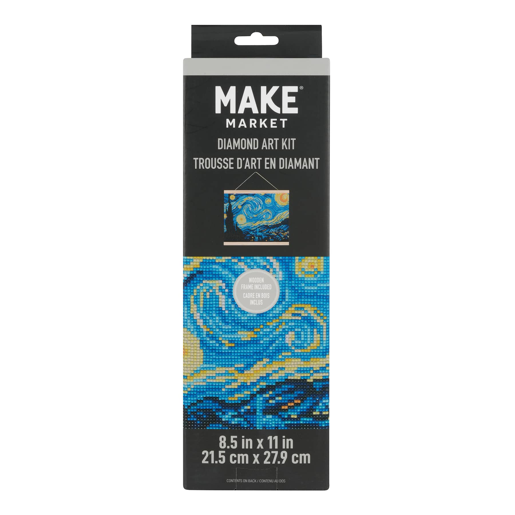 Starry Night with Frame Diamond Art Kit by Make Market&#xAE;