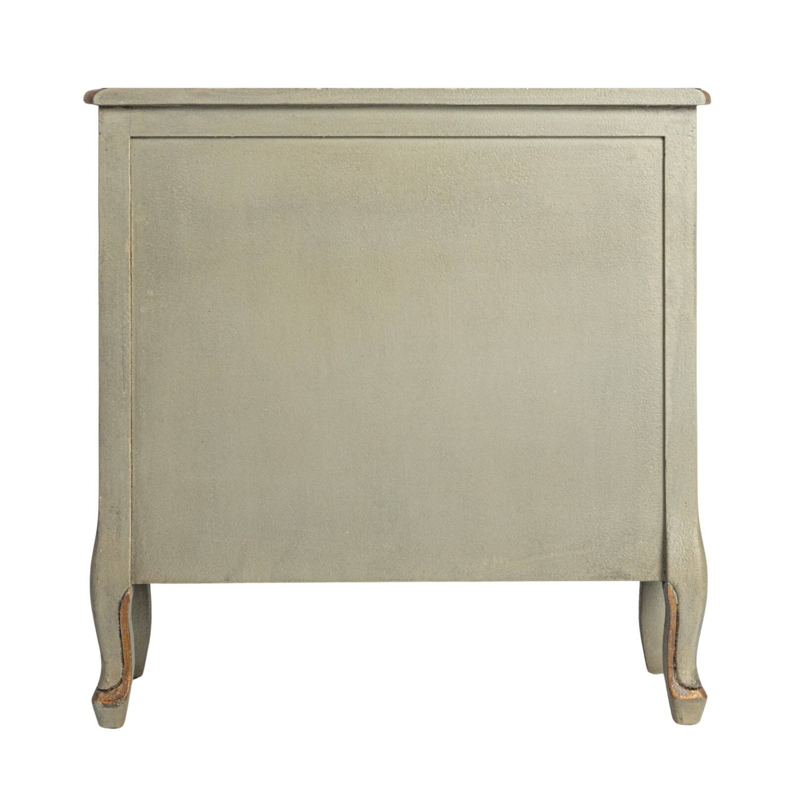 Hello Honey® Distressed Gray Wood Dresser Cabinet