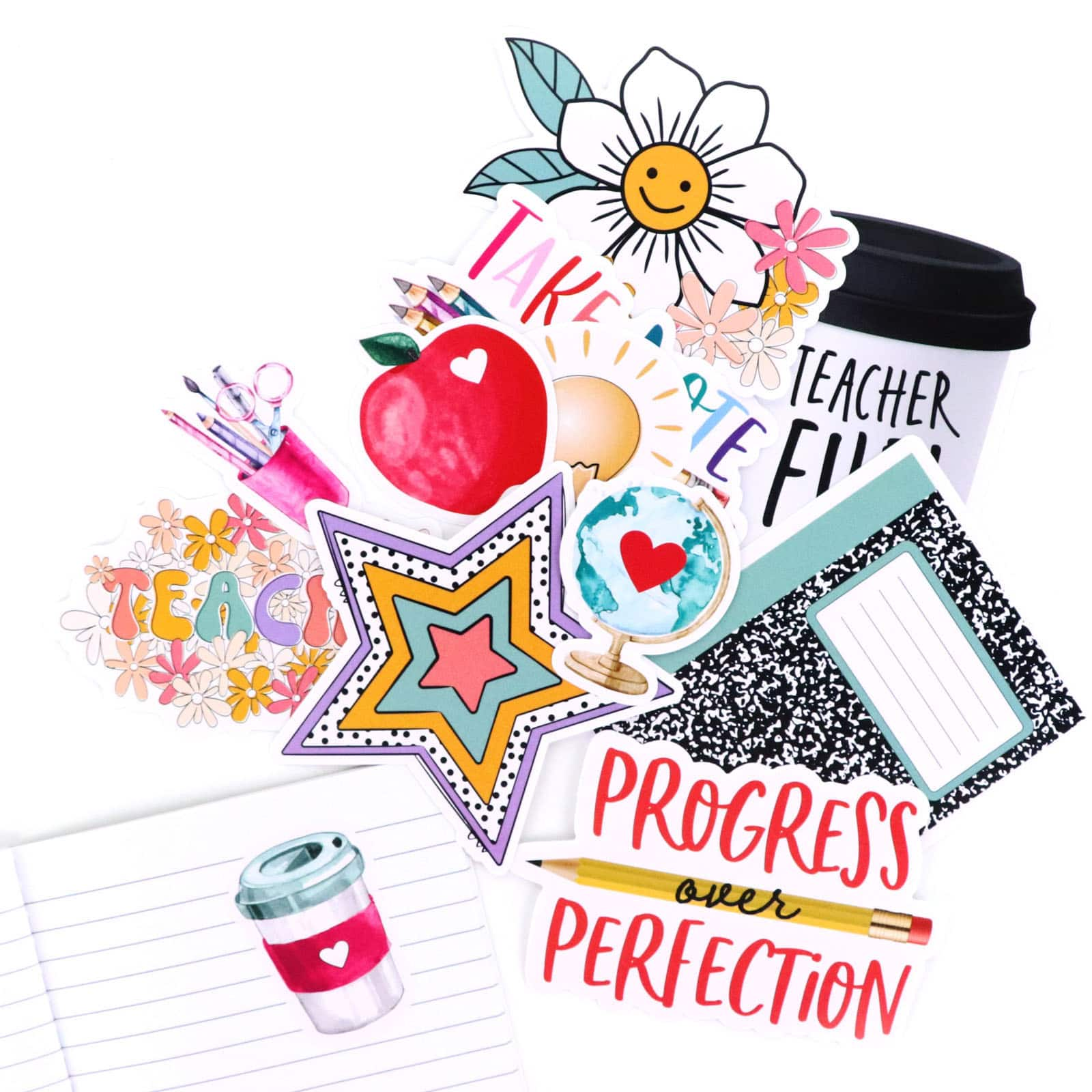 Vinyl Diecut Teacher Sticker Set by Recollections&#x2122;