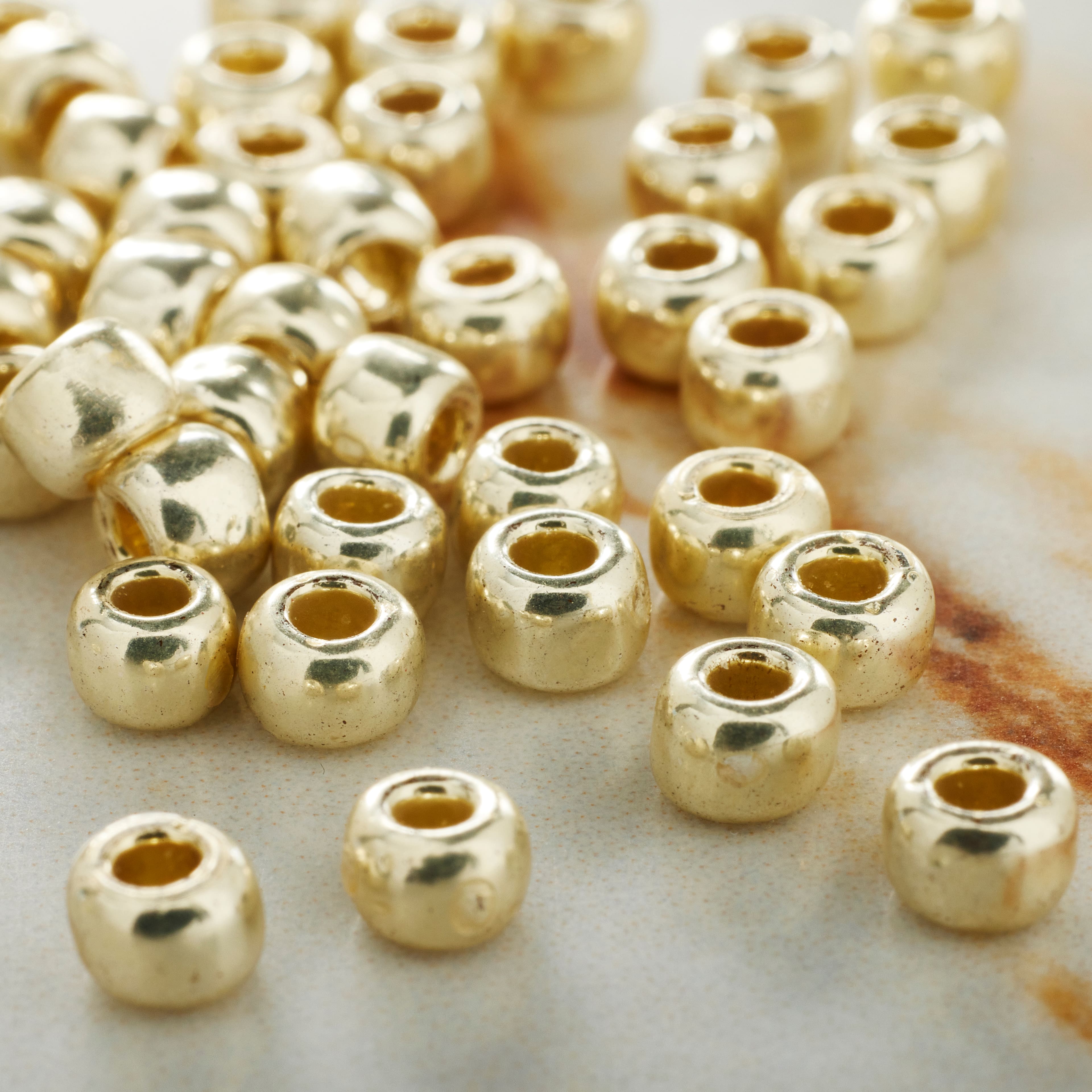 12 Pack: Toho® Galvanized Silver Japanese Glass Seed Beads, 6/0