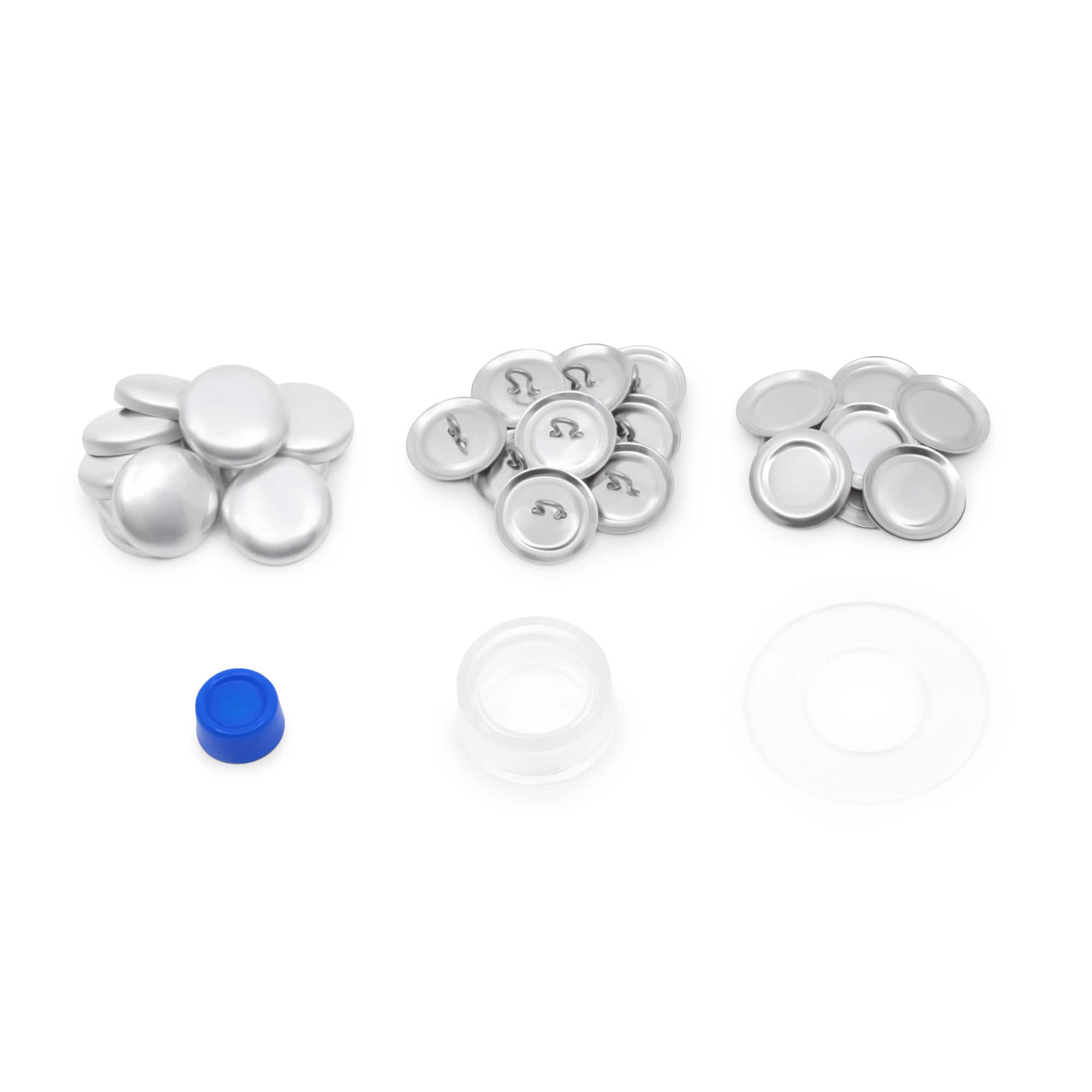 Dritz&#xAE; 3/4&#x27;&#x27; Nickel Craft Cover Button Kit with Tools, 18 Sets