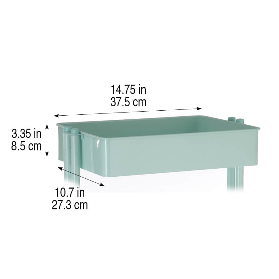 Lexington 3-Tier Rolling Cart by Simply Tidy®