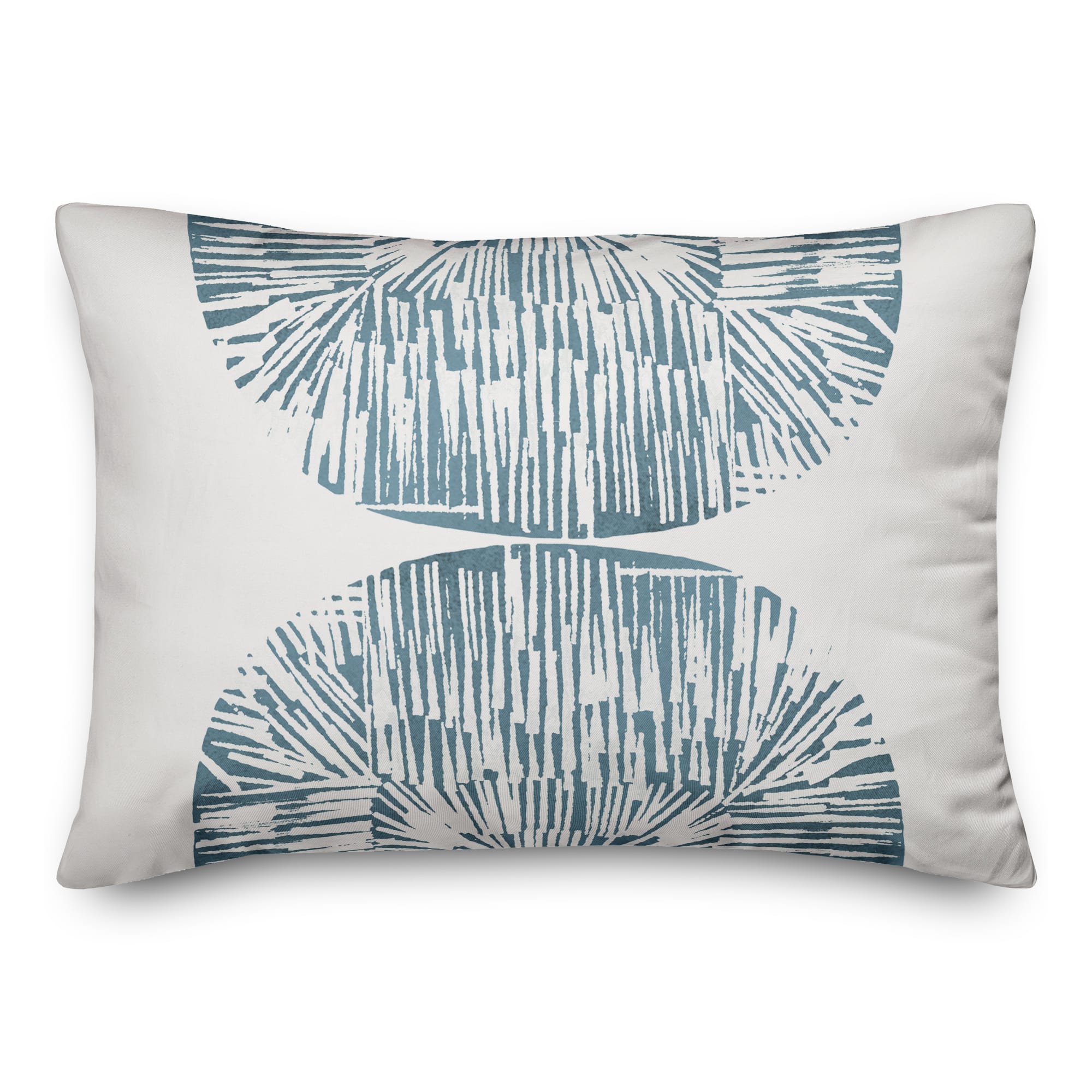 Abstract Shell Shape Throw Pillow