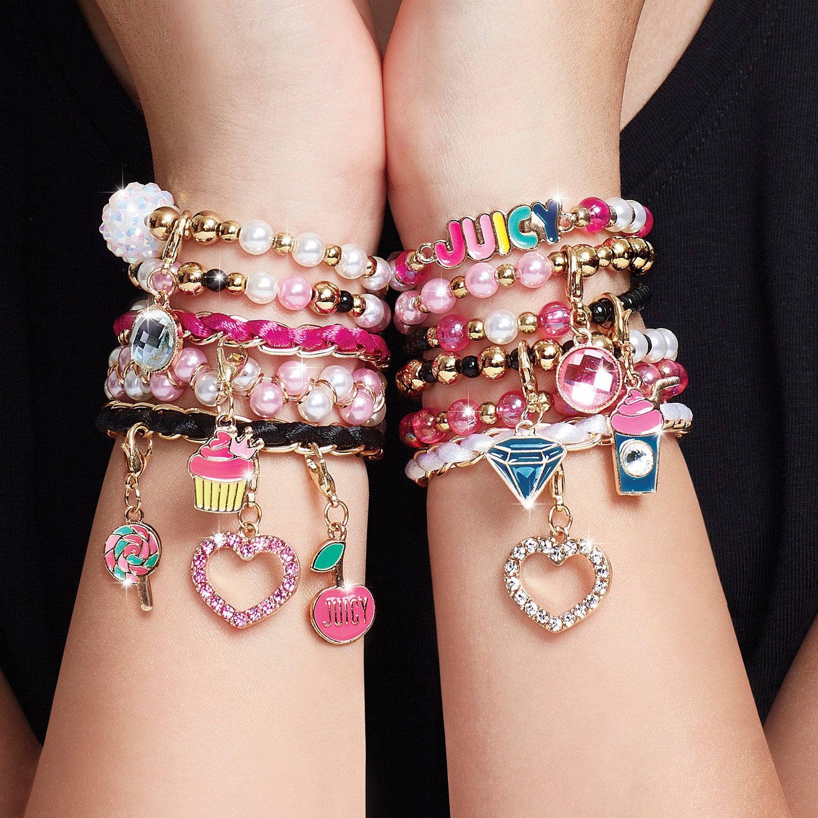 8 Pack: Juicy Couture Make it Real™ Pink & Precious Bracelet Kit