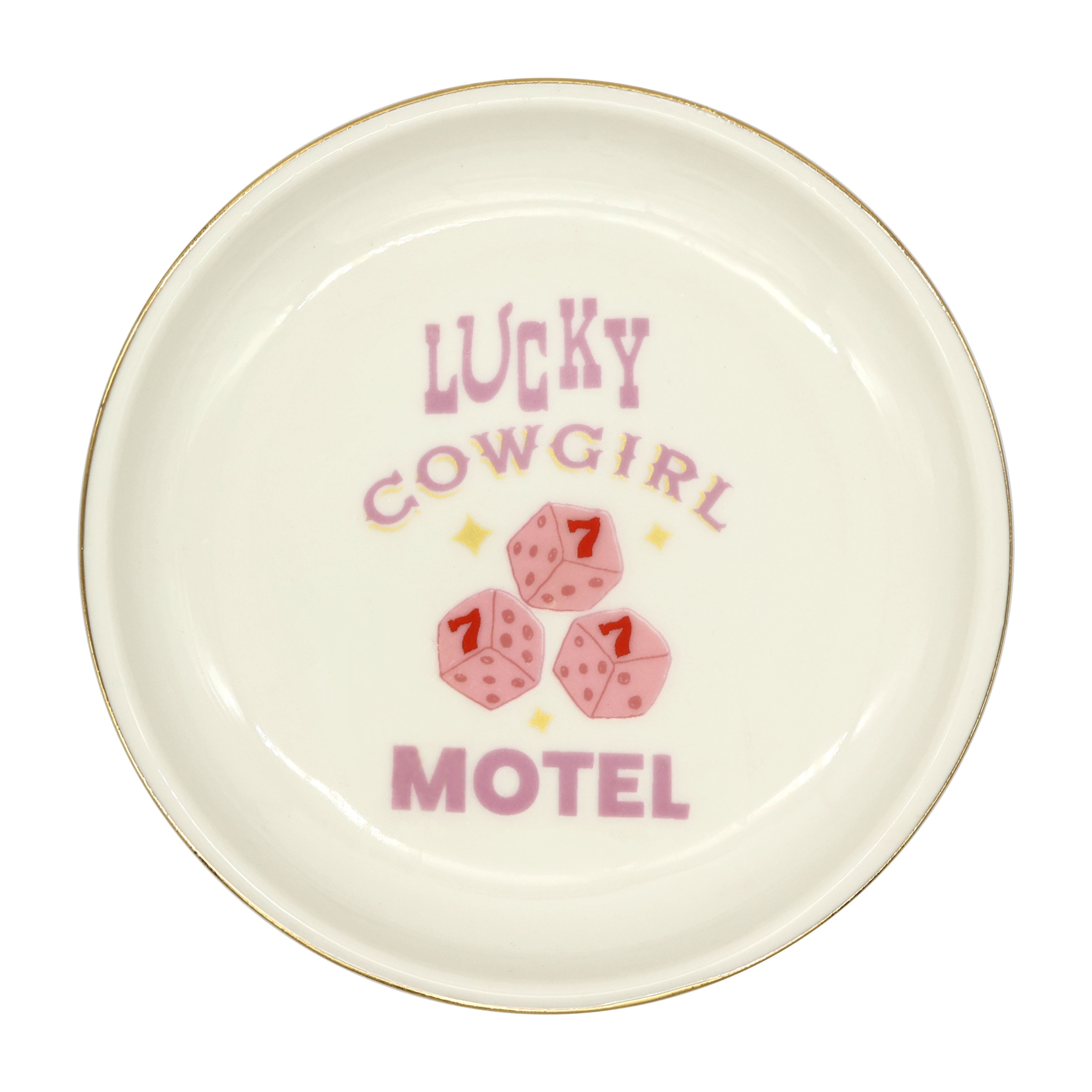 Assorted 4.25&#x22; Cowgirl Ceramic Trinket Dish by Fab Finds