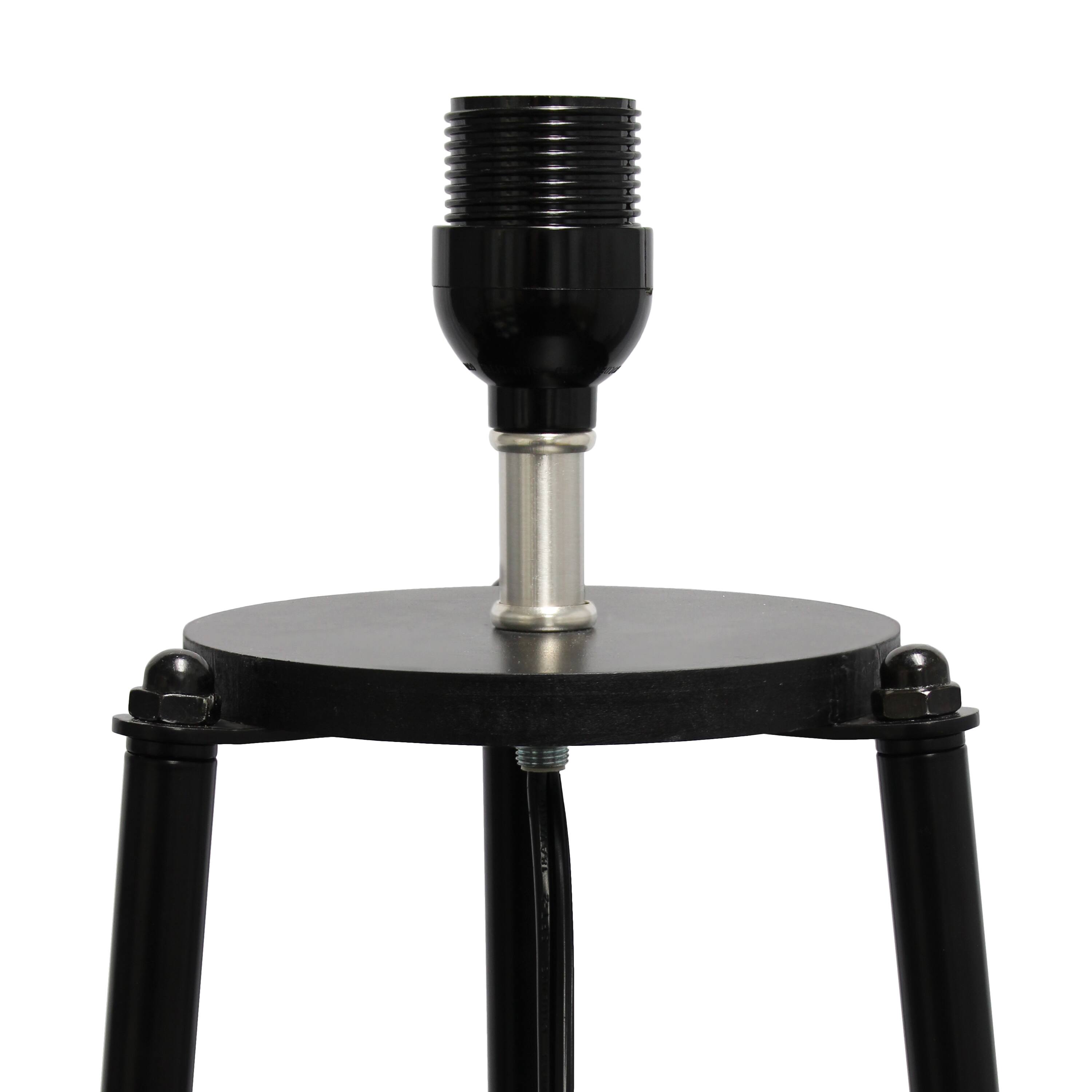 Simple Designs 62.5&#x22; Tripod 3 Tier Floor Lamp