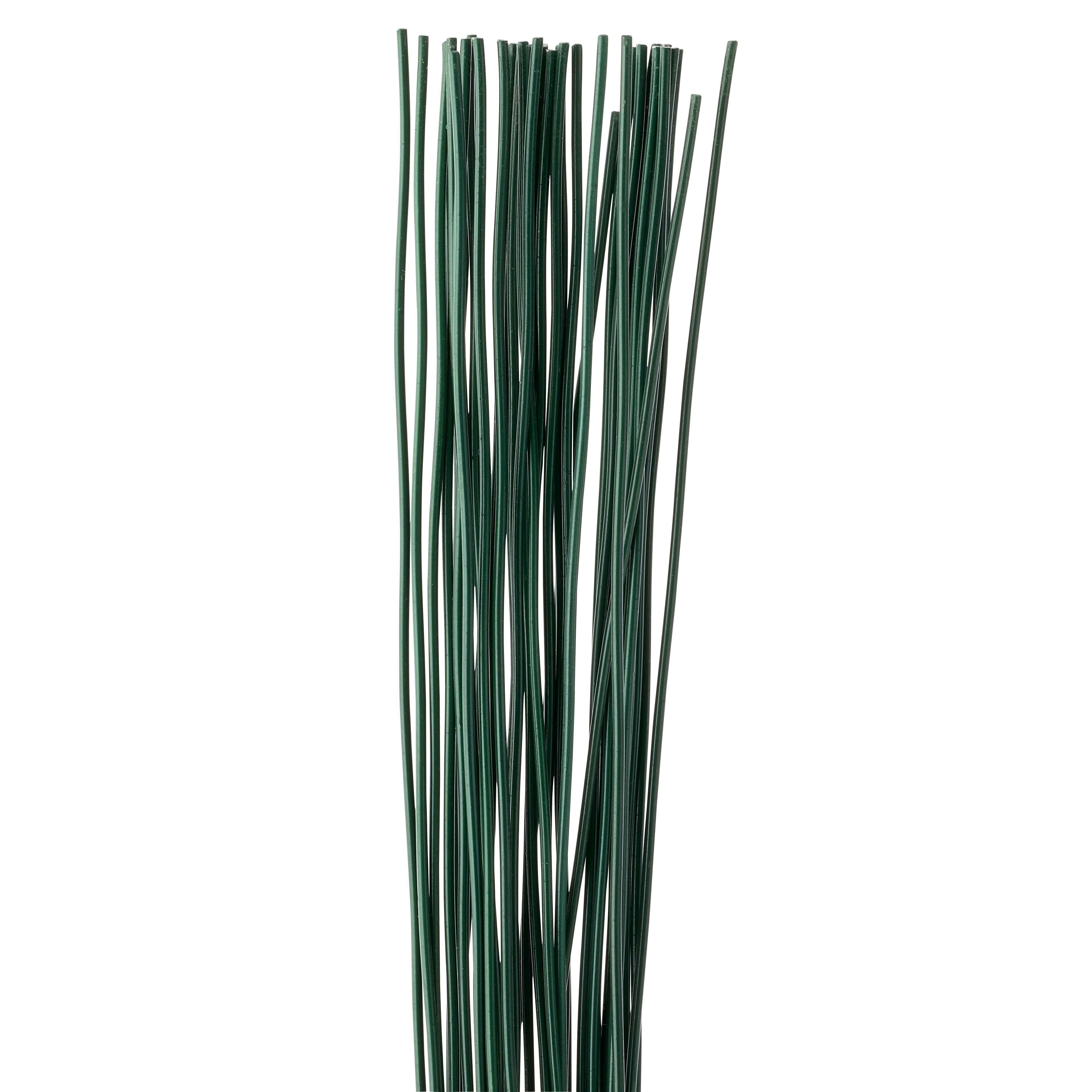 12 Packs: 35 ct. (420 total) 22 Gauge Green Stem Wire by Ashland&#xAE;