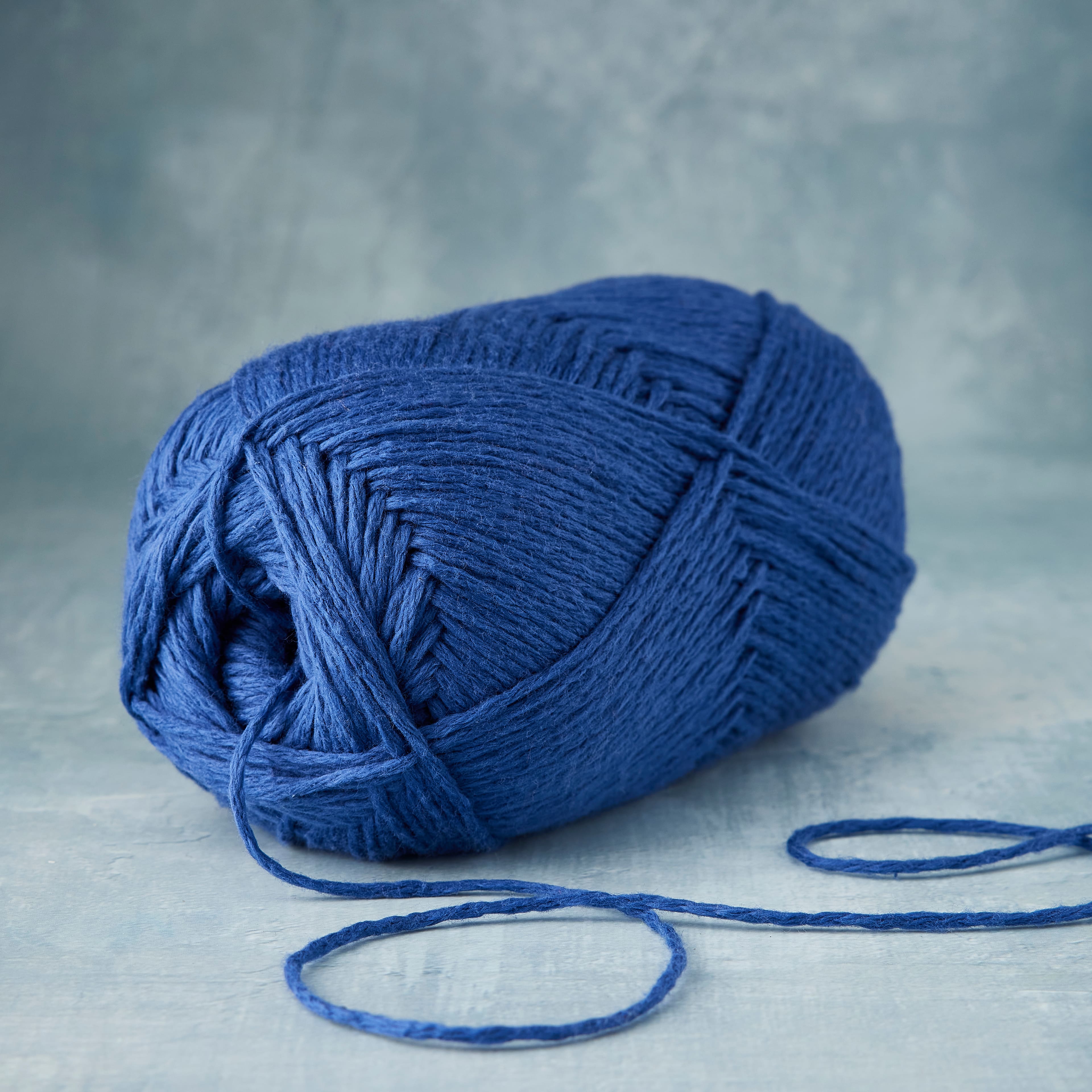 Crème Cotton™ Yarn by Loops & Threads™ | Eco & Natural Blend Yarn ...