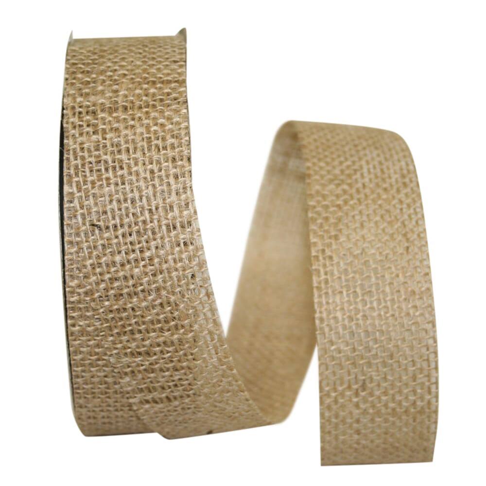 JAM Paper 1.375&#x22; x 20yd. Burlap Ribbon