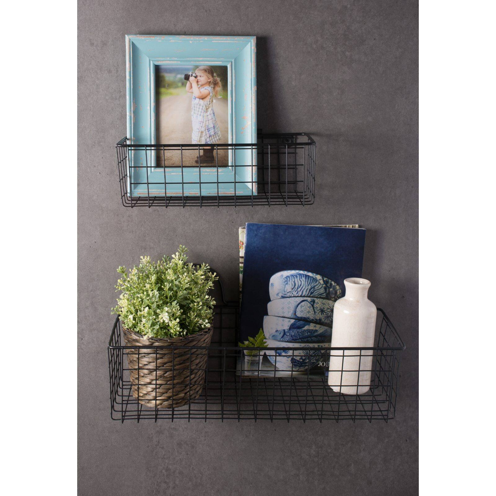 DII&#xAE; Wire Wall Basket Set