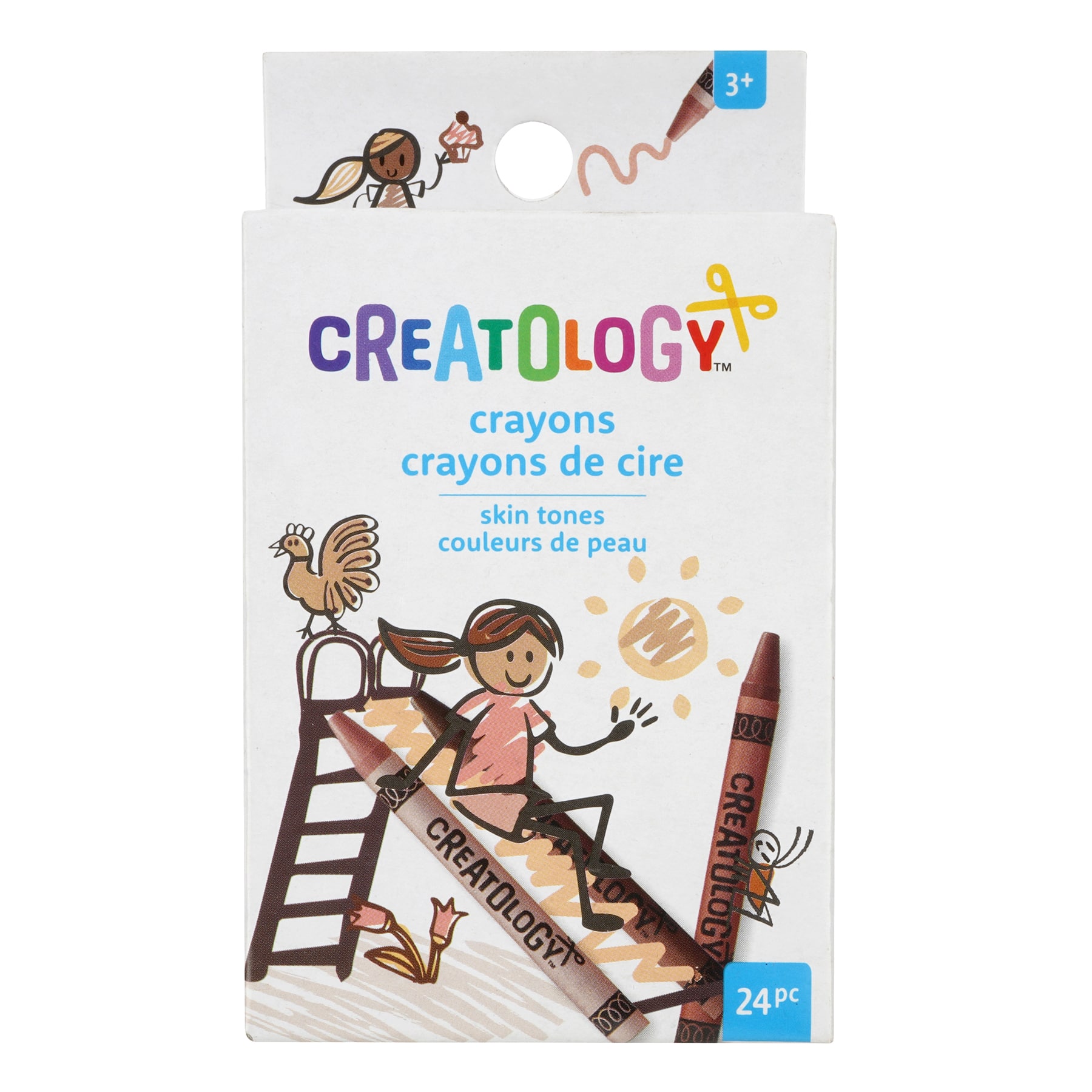 Skintone Crayons by Creatology&#x2122;, 24ct.