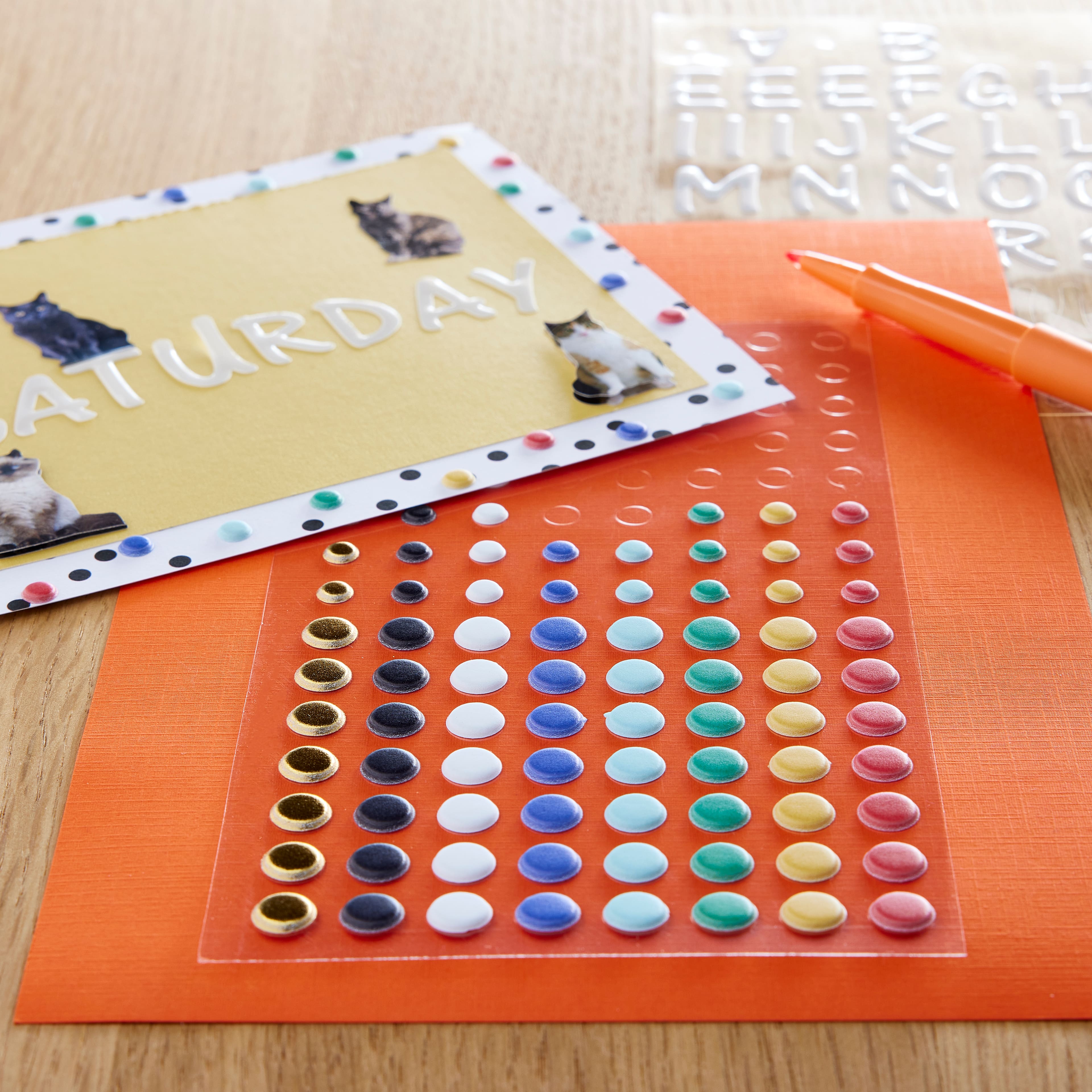 Multicolour Matte Dot Stickers by Recollections™