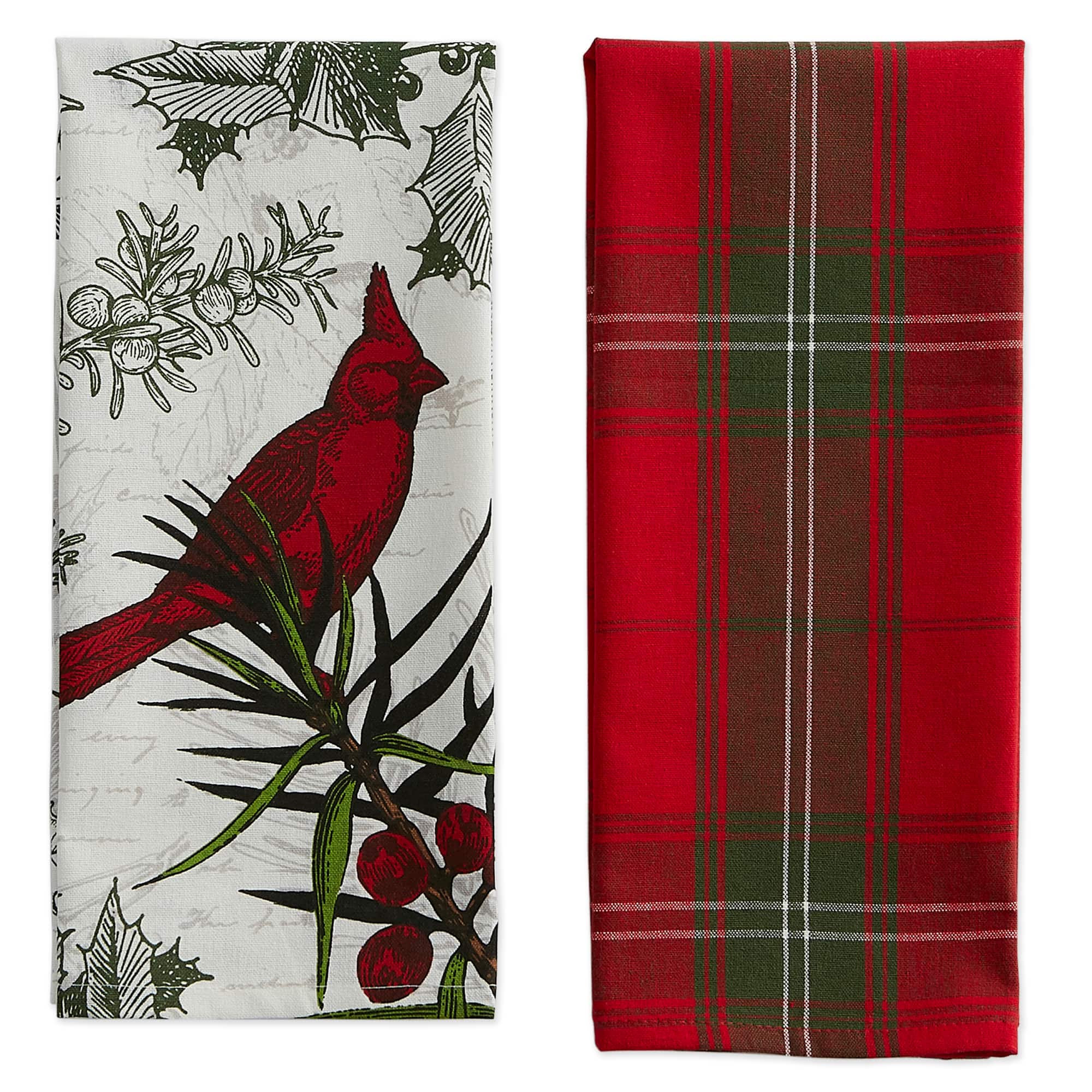 DII® Holiday Botanical Dishtowel Set