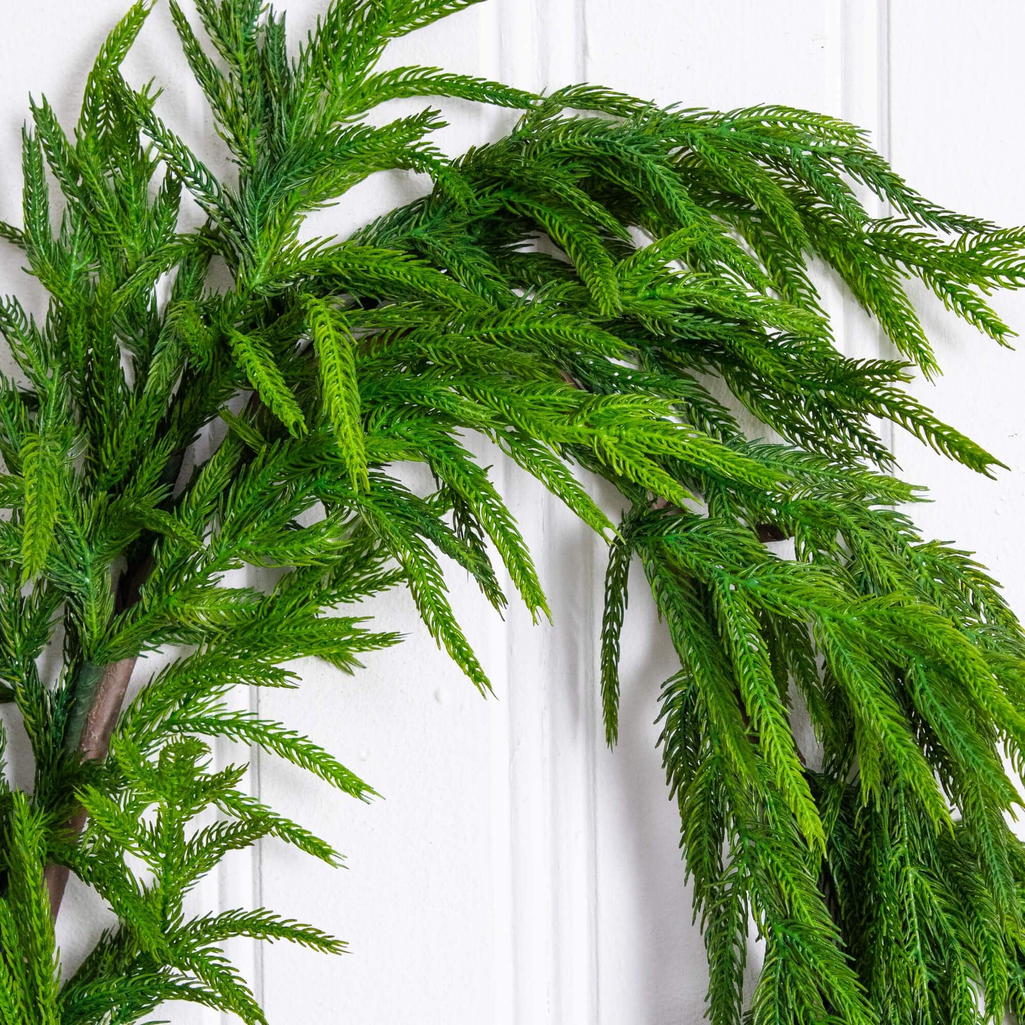 15ft. Artificial Real Touch Norfolk Island Pine Garland with Natural Look