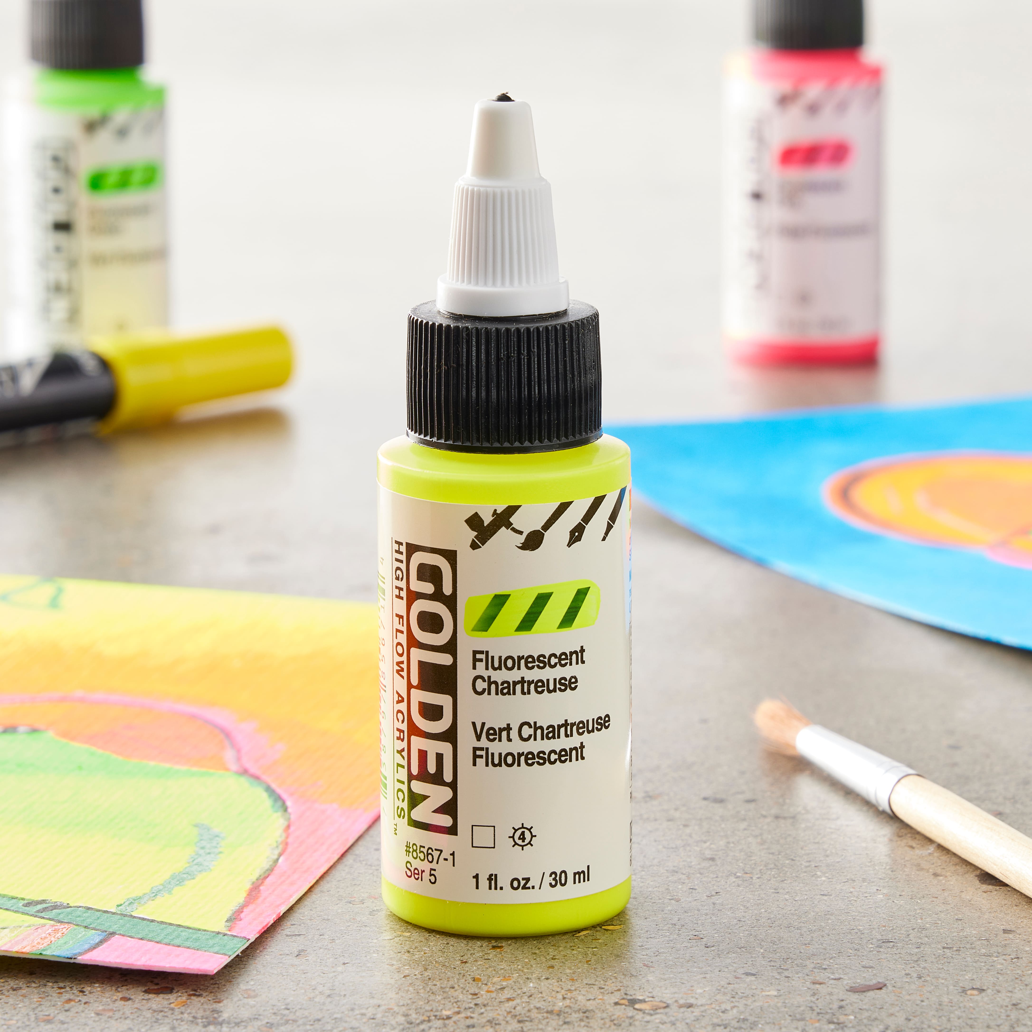 Golden&#xAE; High Flow Acrylics, 1oz.