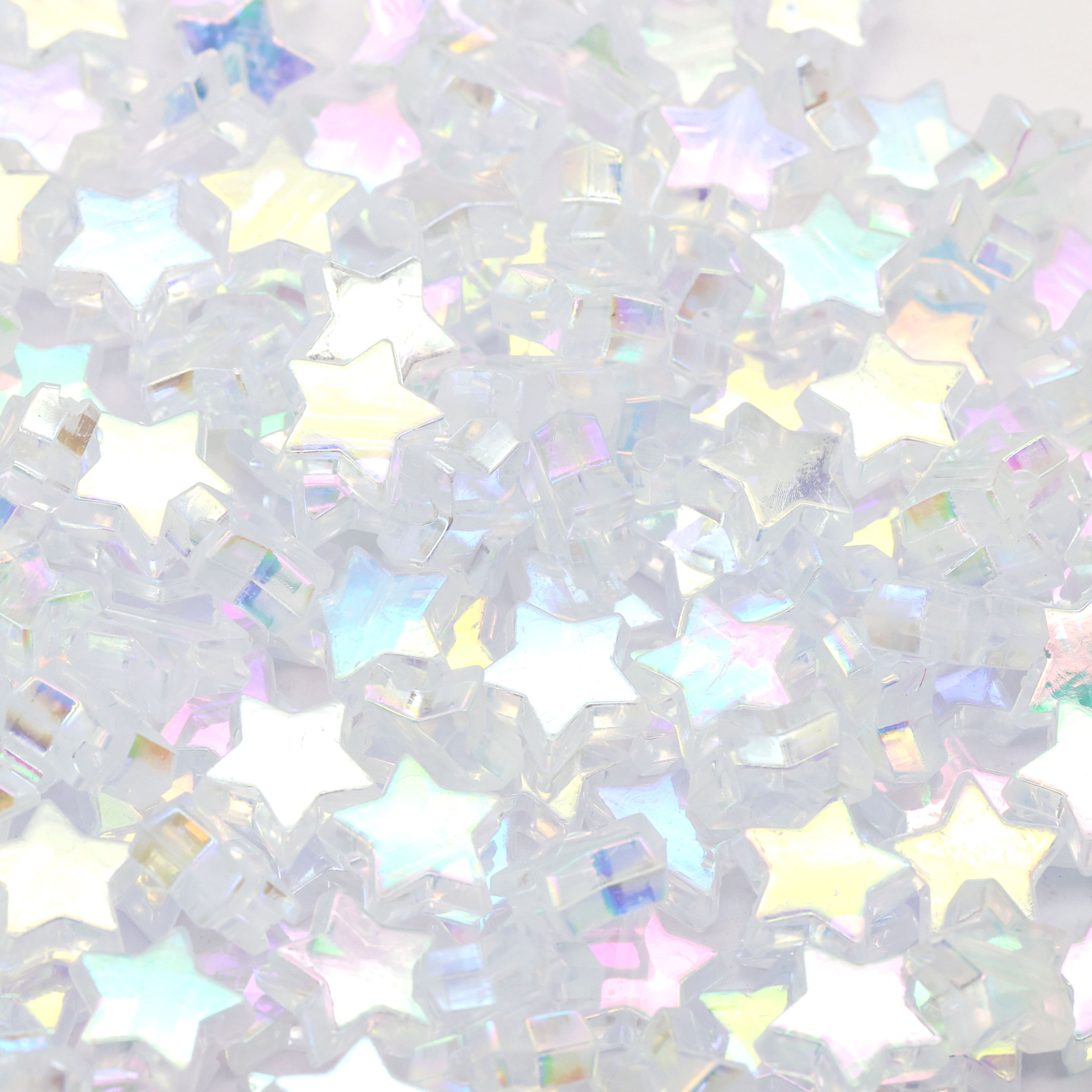 12 Packs: 260 ct. (3,120 total) Clear Star Beads by Creatology™
