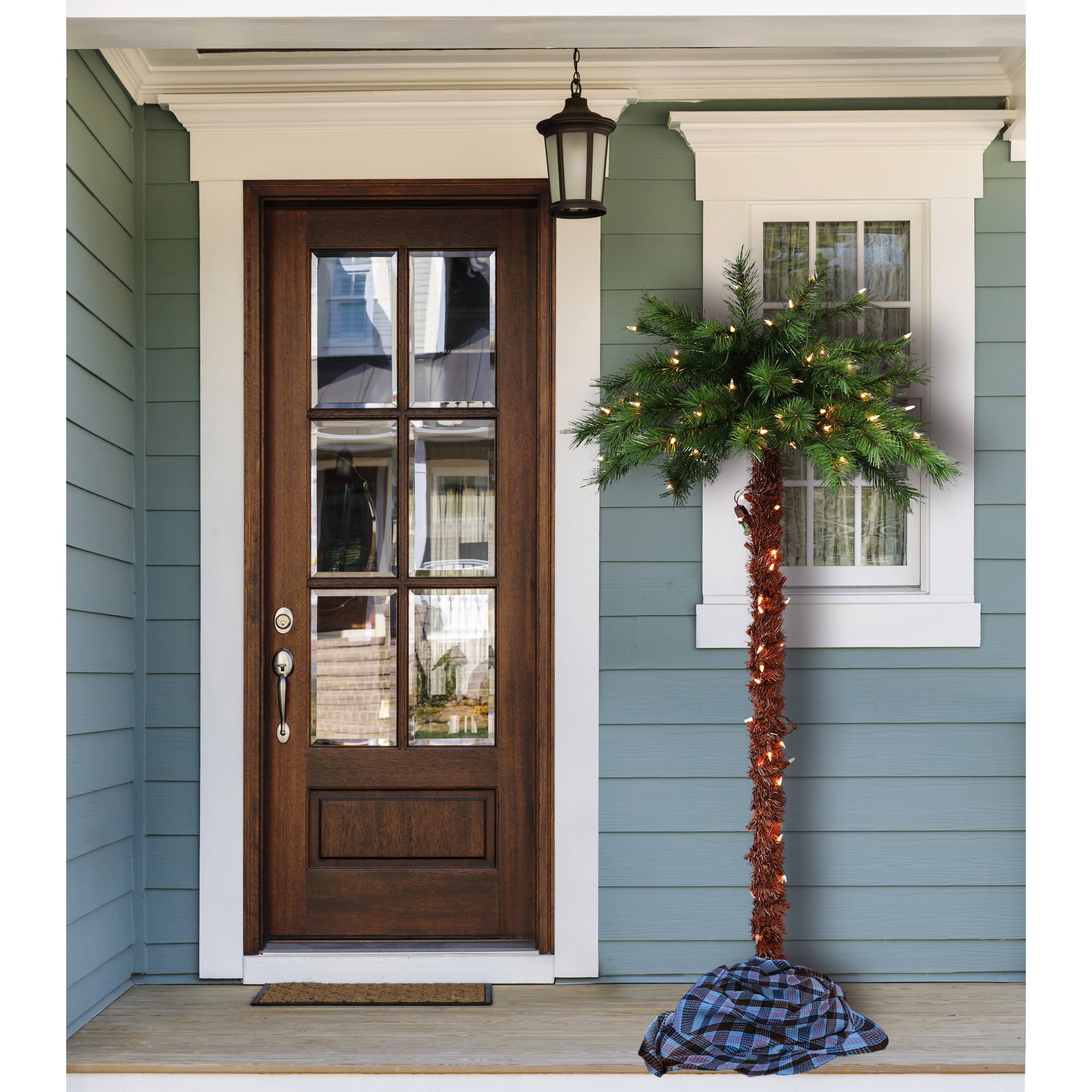 5ft. Pre-Lit Artificial Palm Tree, Clear Lights