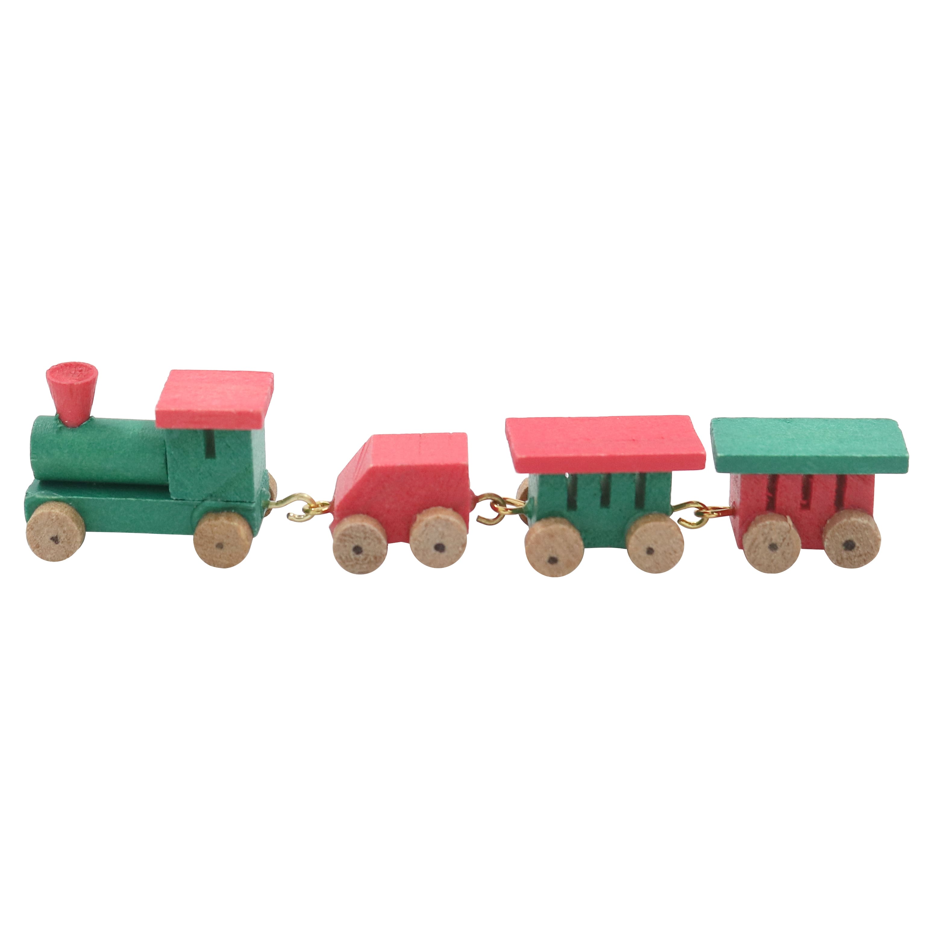 Mini Wooden Train Decorations by Ashland&#xAE;