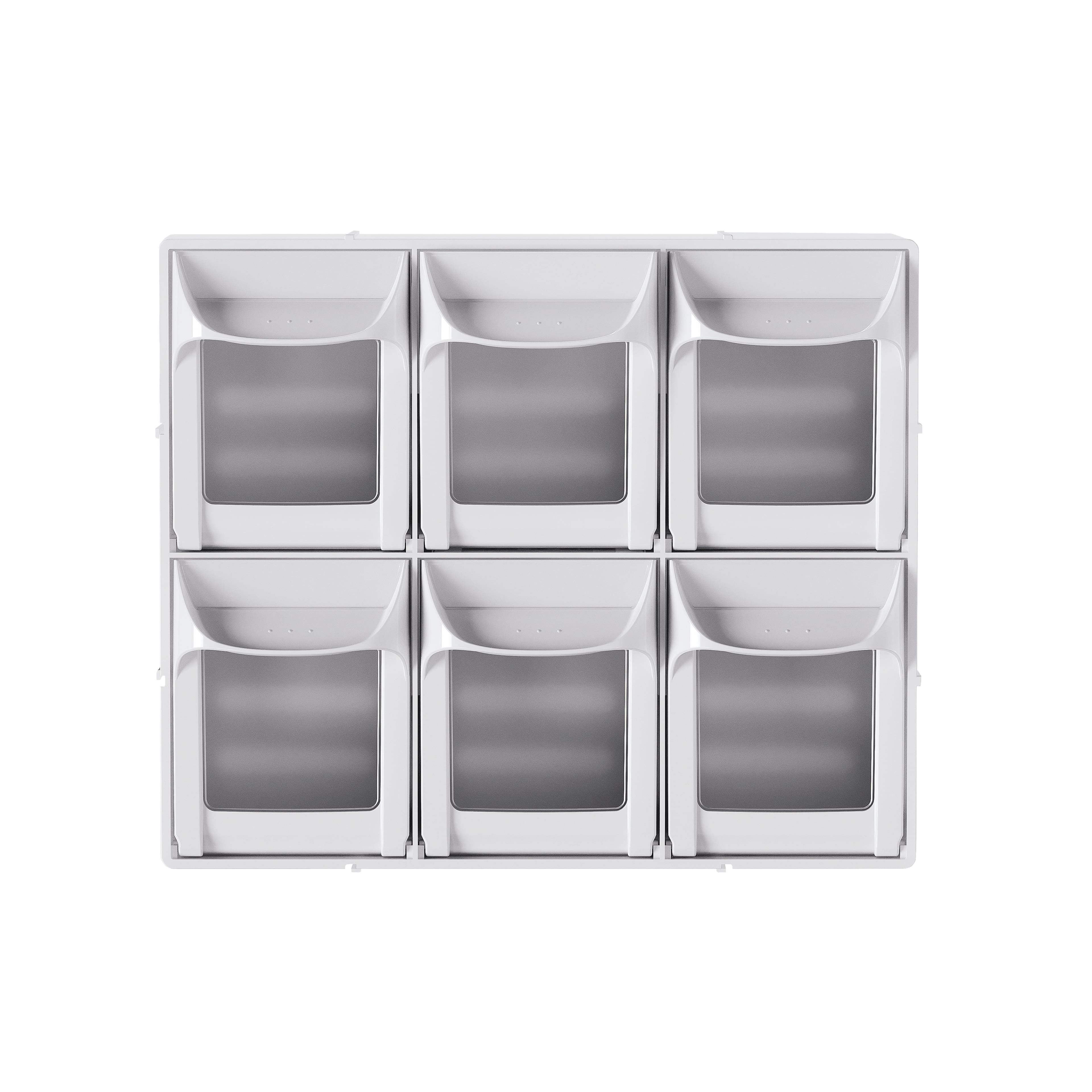 8 Pack: 6-Drawer Tip-Out Storage Bin by Simply Tidy®