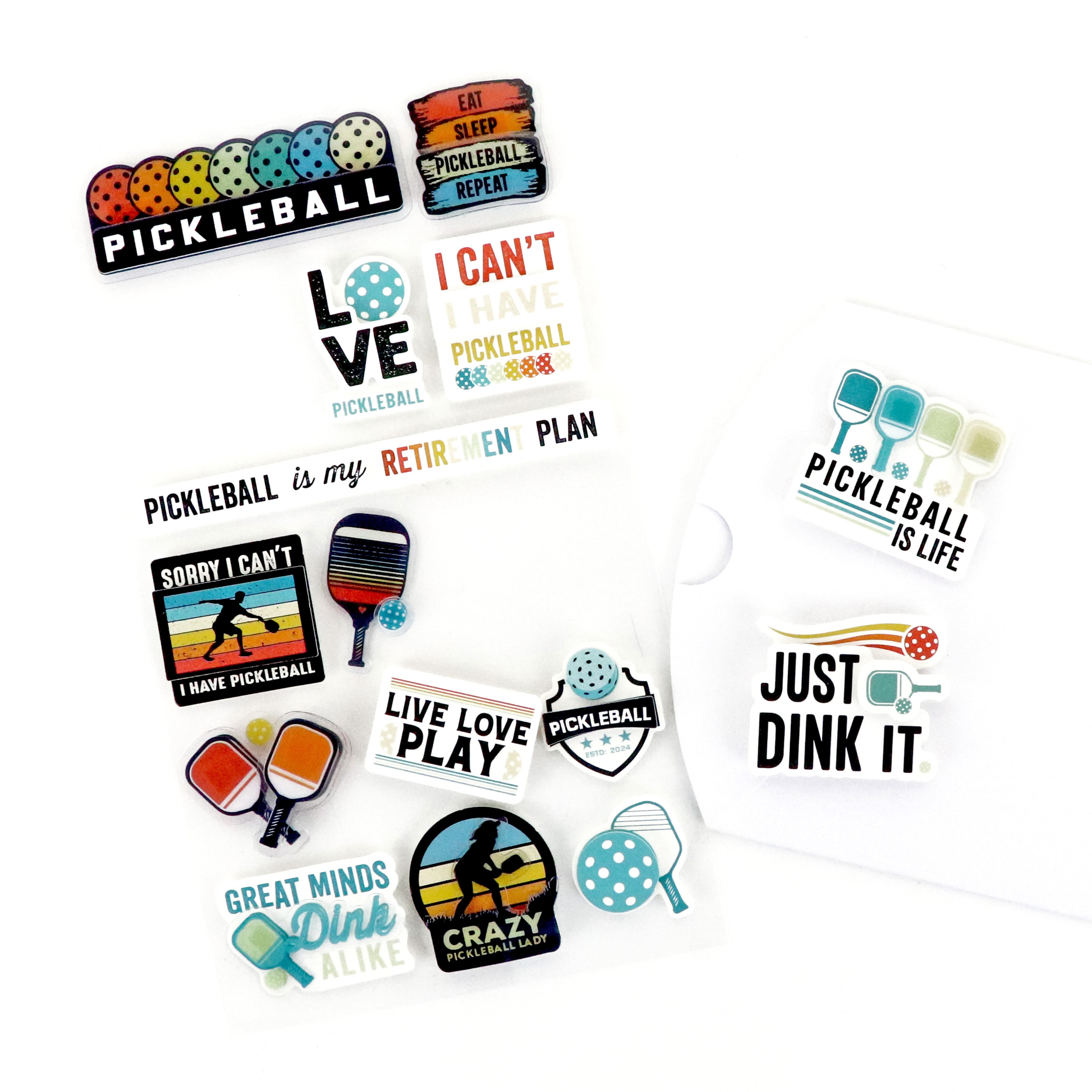 Pickleball Dimensional Stickers by Recollections&#x2122;