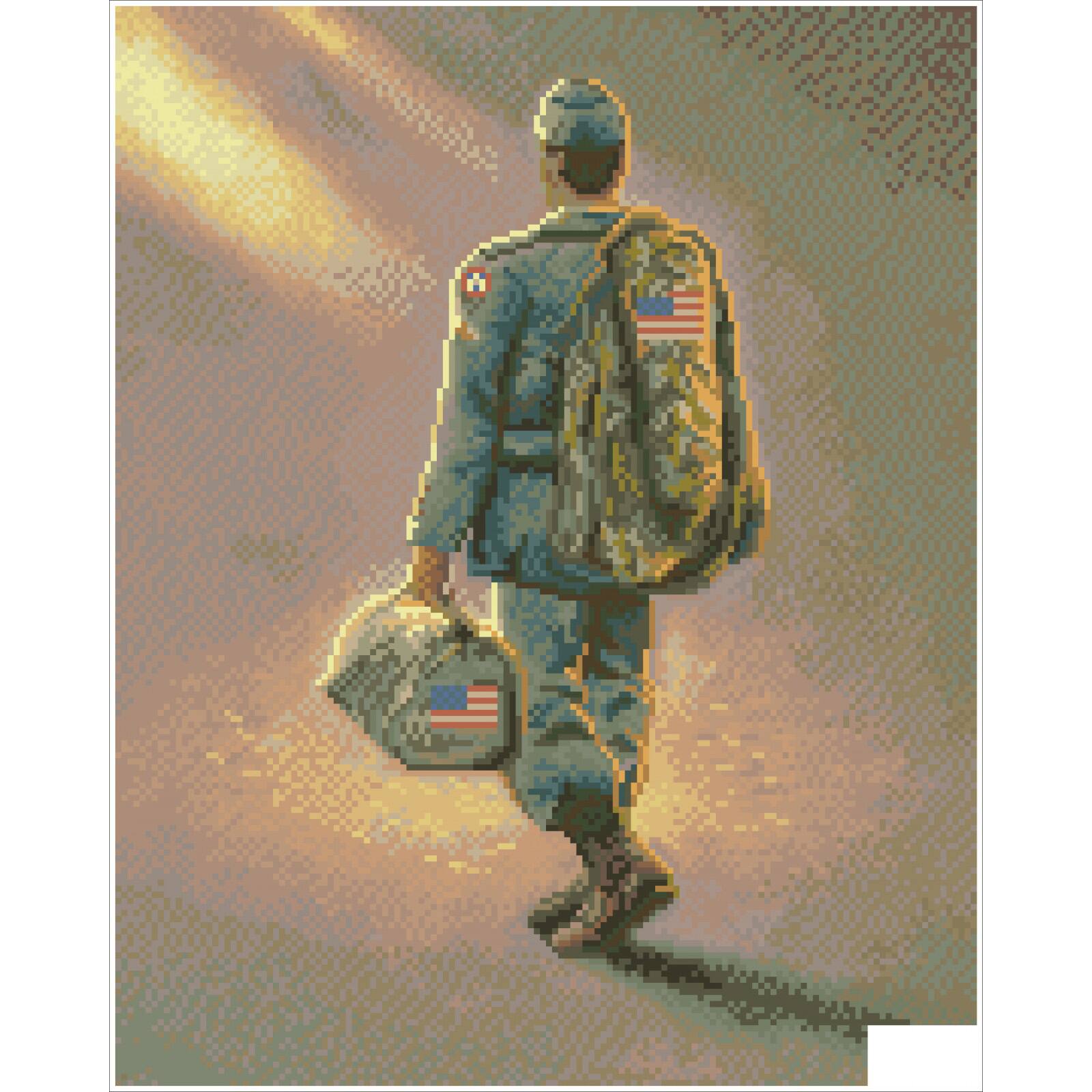 Diamond Dotz® Intermediate Level Thomas Kinkade Heading Home Diamond Painting Kit