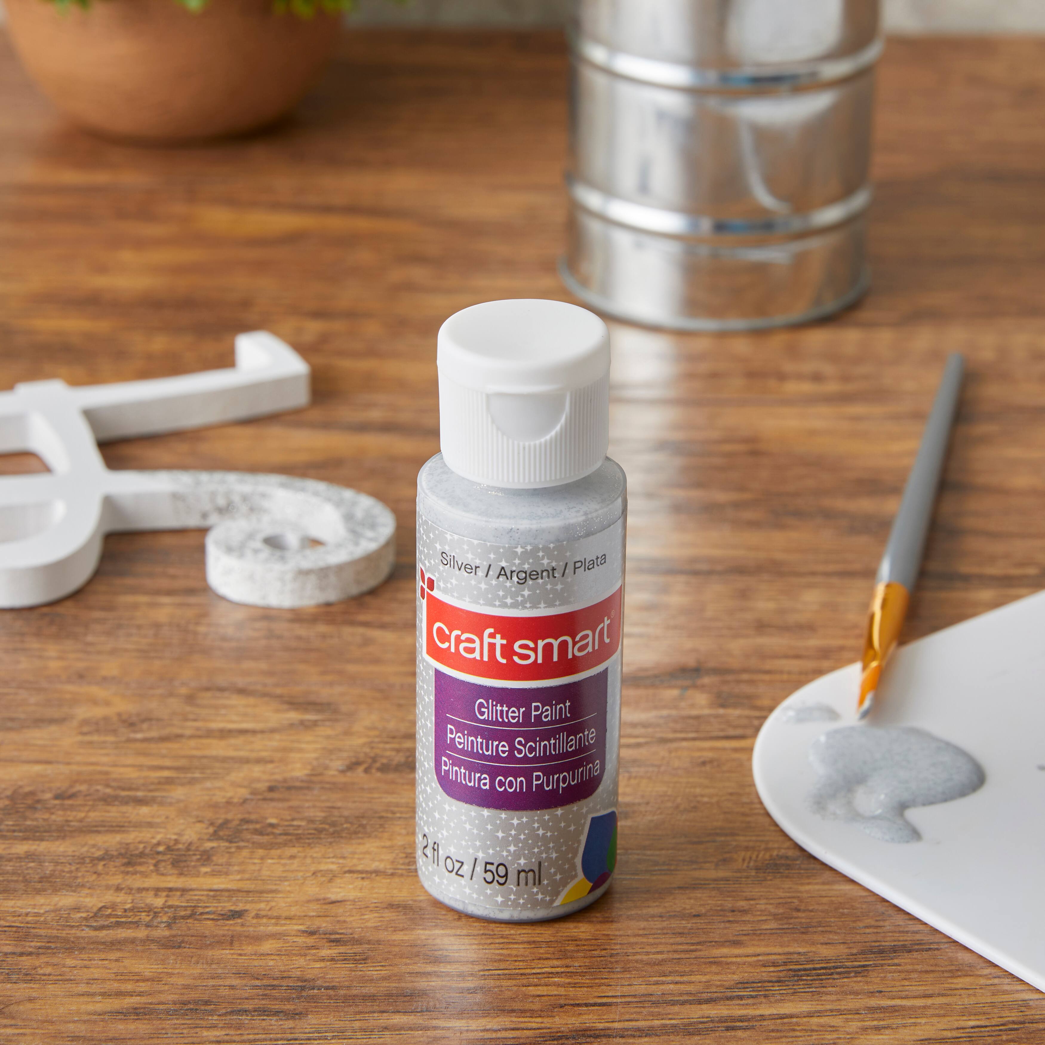 12 Pack: Glitter Paint by Craft Smart®, 2oz.