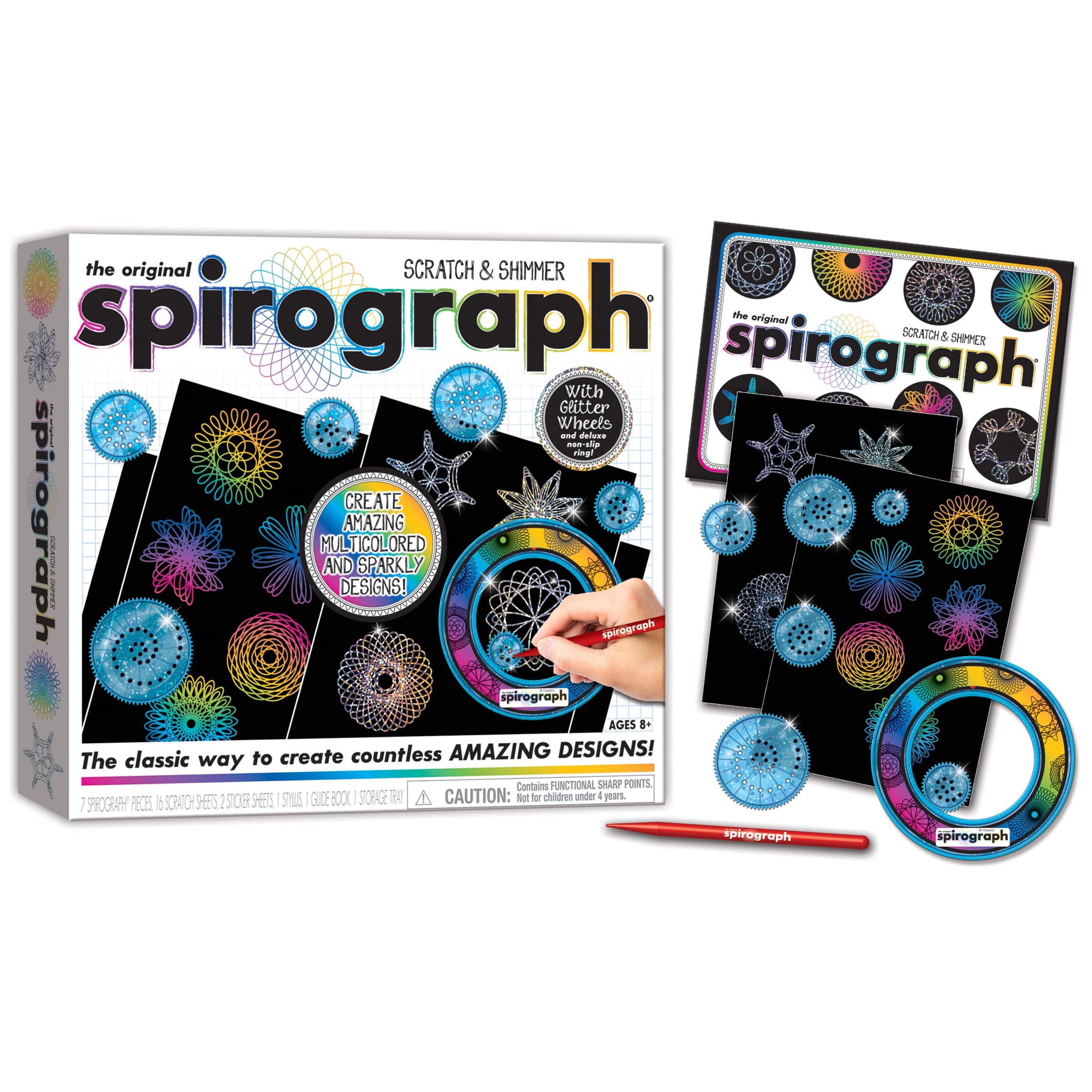 The Original Spirograph® Scratch & Shimmer