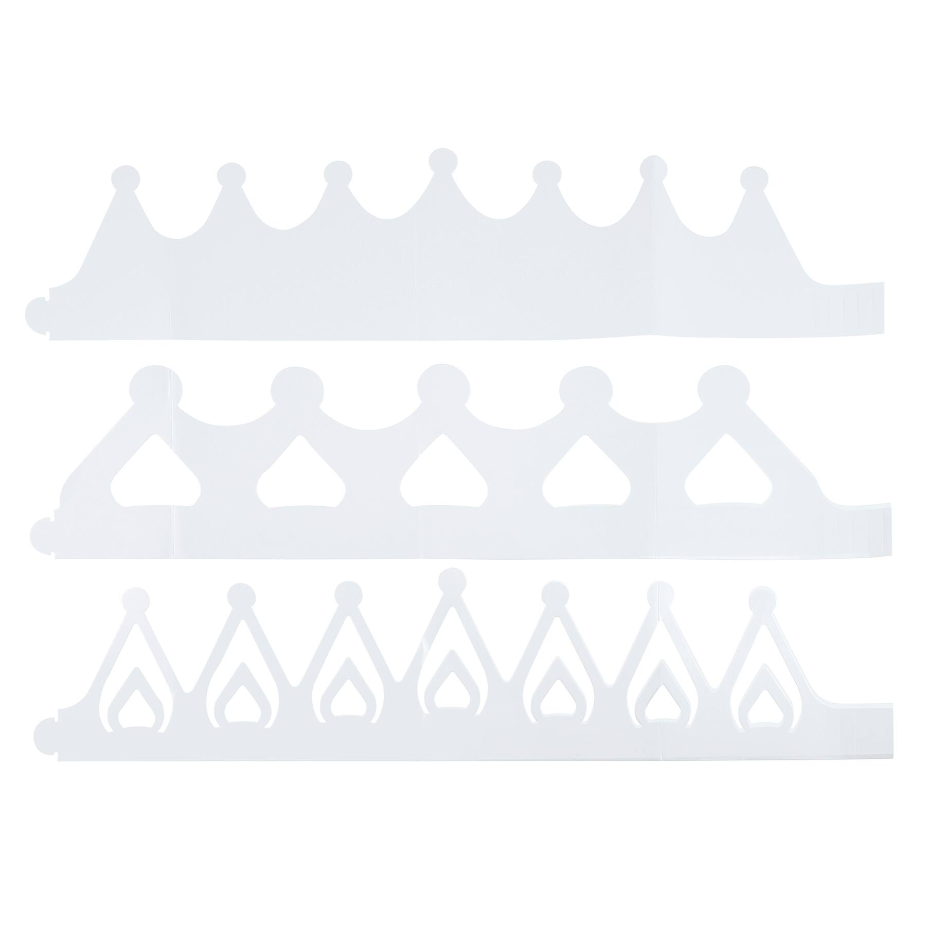23.5" White Paper Crowns, 12ct. by Creatology™