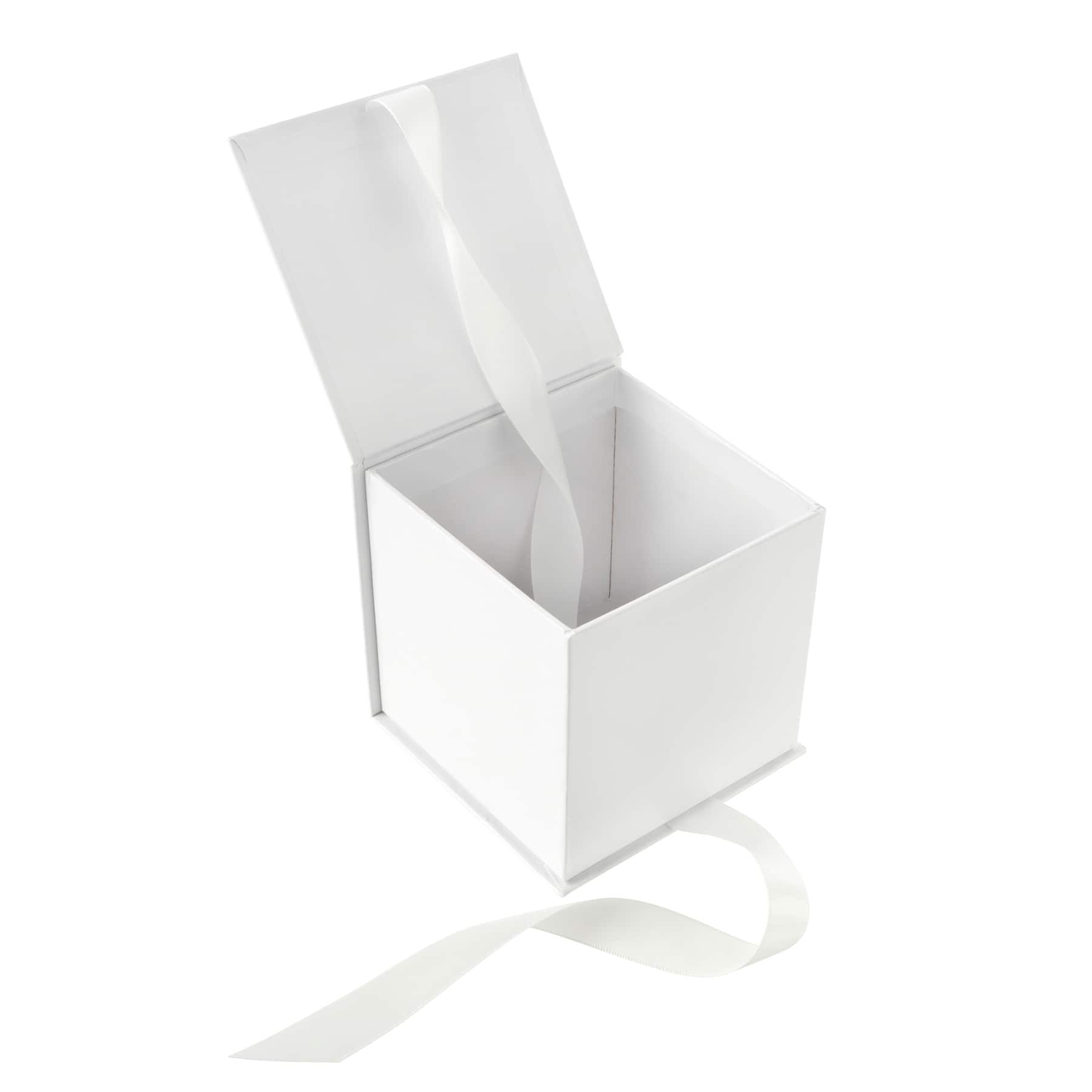 Small White Ribbon Box by Celebrate It&#x2122;