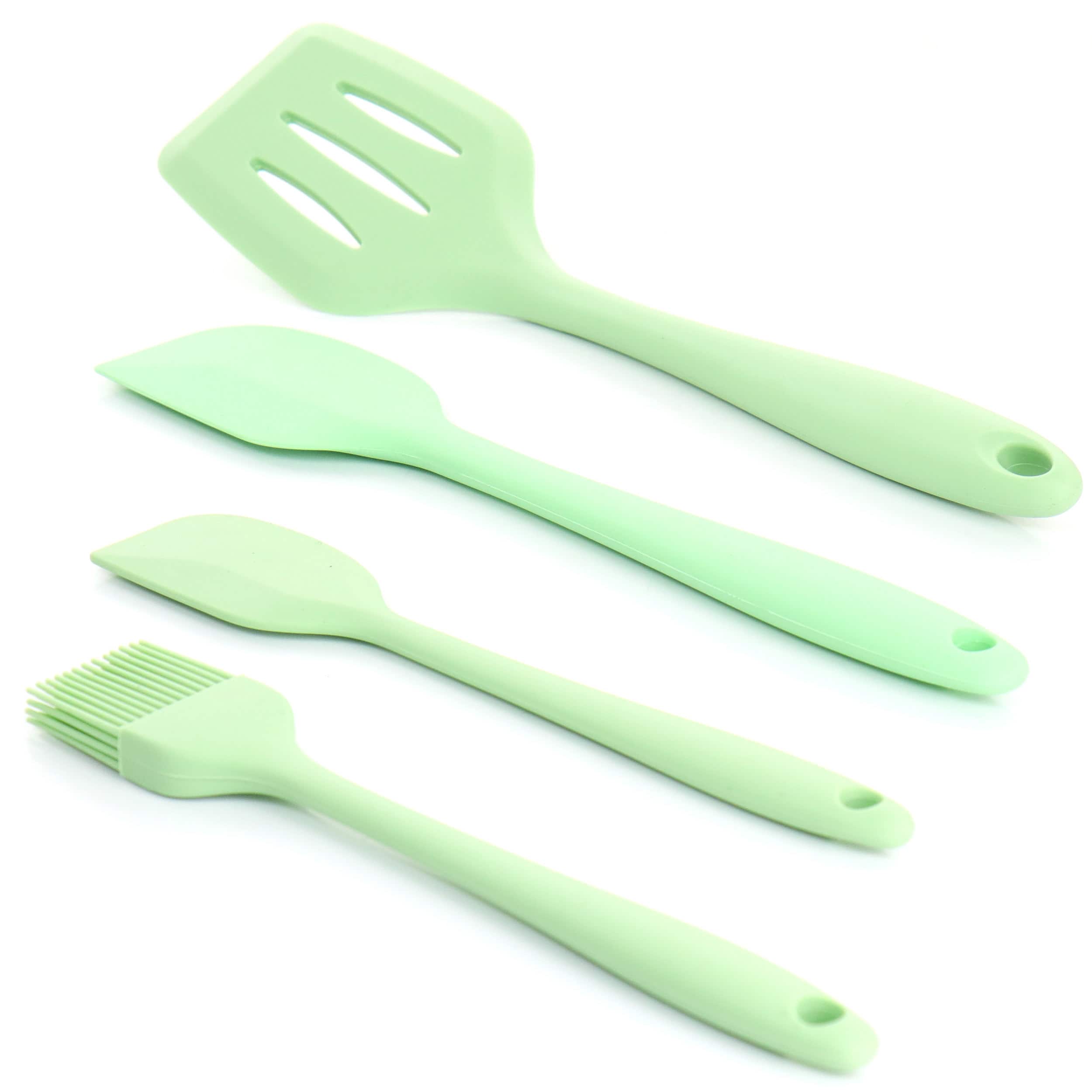 MegaChef Mint Green Silicone Cooking Utensils Set, 12ct.
