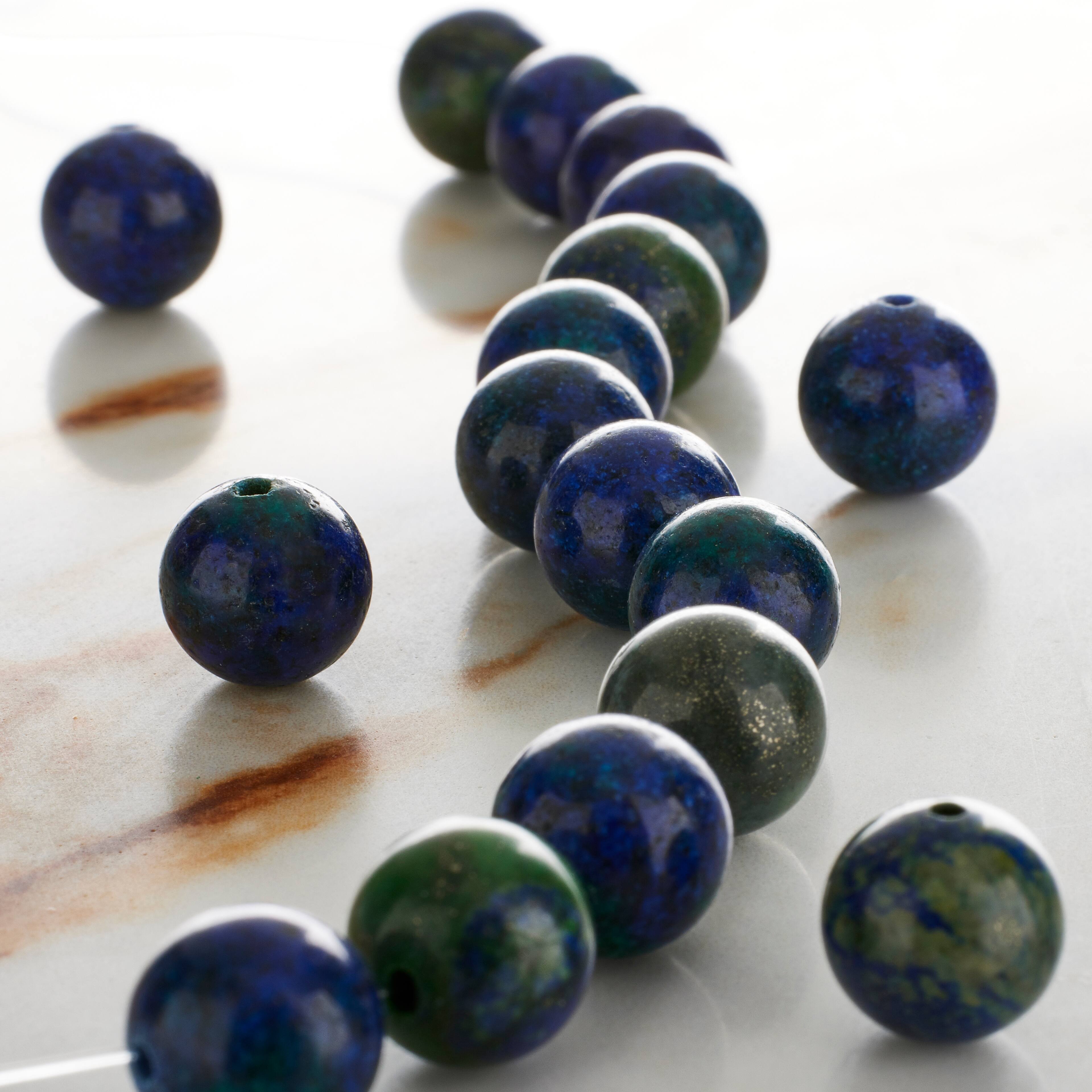 Chrysocolla Round Beads