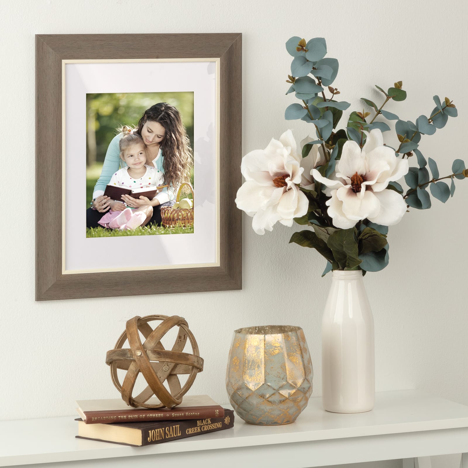 Greige 8&#x22; x 10&#x22; with Mat Frame, Home by Studio D&#xE9;cor&#xAE; 