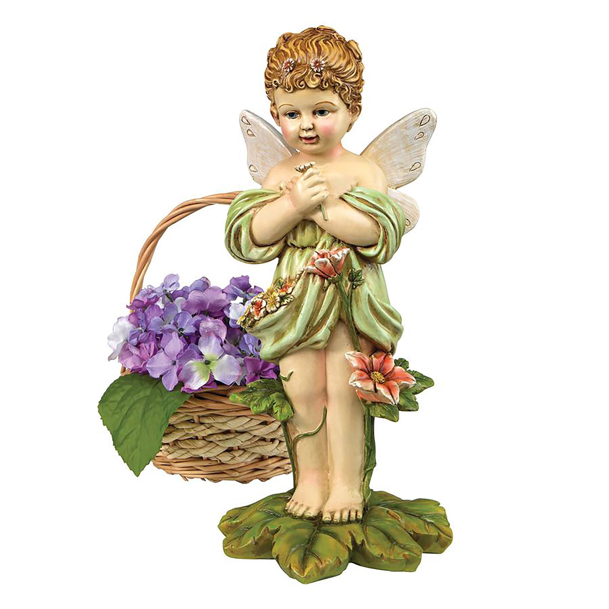 Design Toscano 12" Gertie the English Flower Fairy Statue
