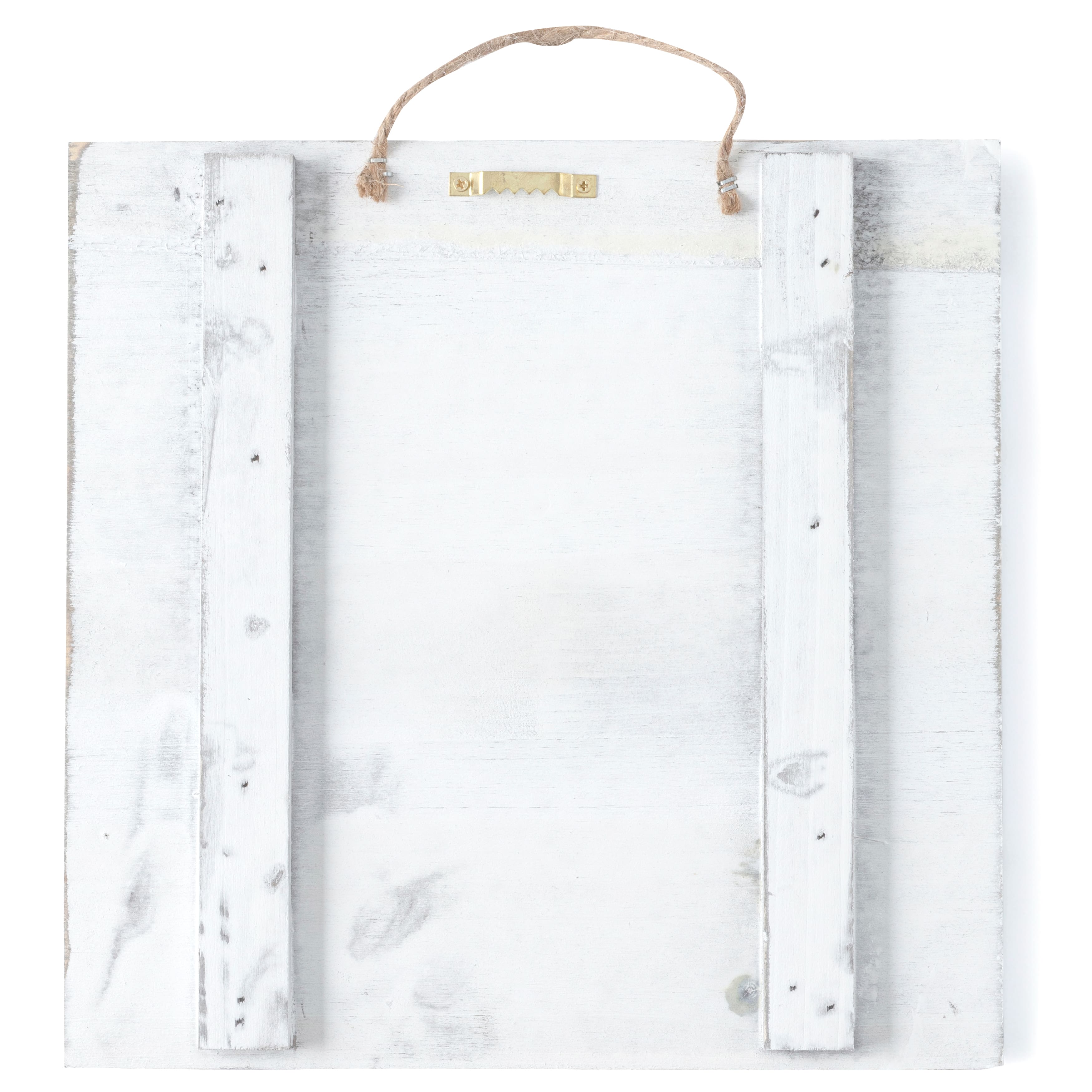 9 Packs: 2 ct. (18 total) 10" x 10" Whitewashed Wood Square Plaques by Make Market®