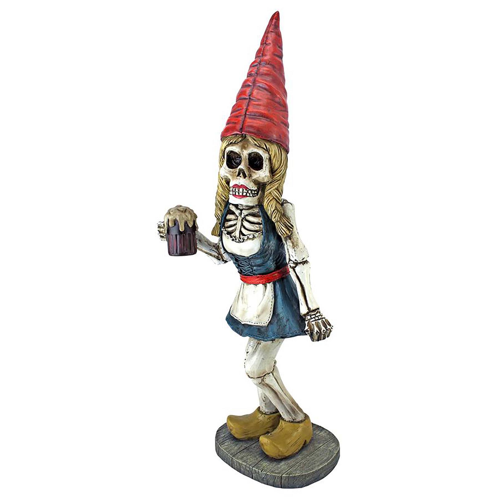 Design Toscano Gerta the Bavarian Oktoberfest Skeleton Gnome